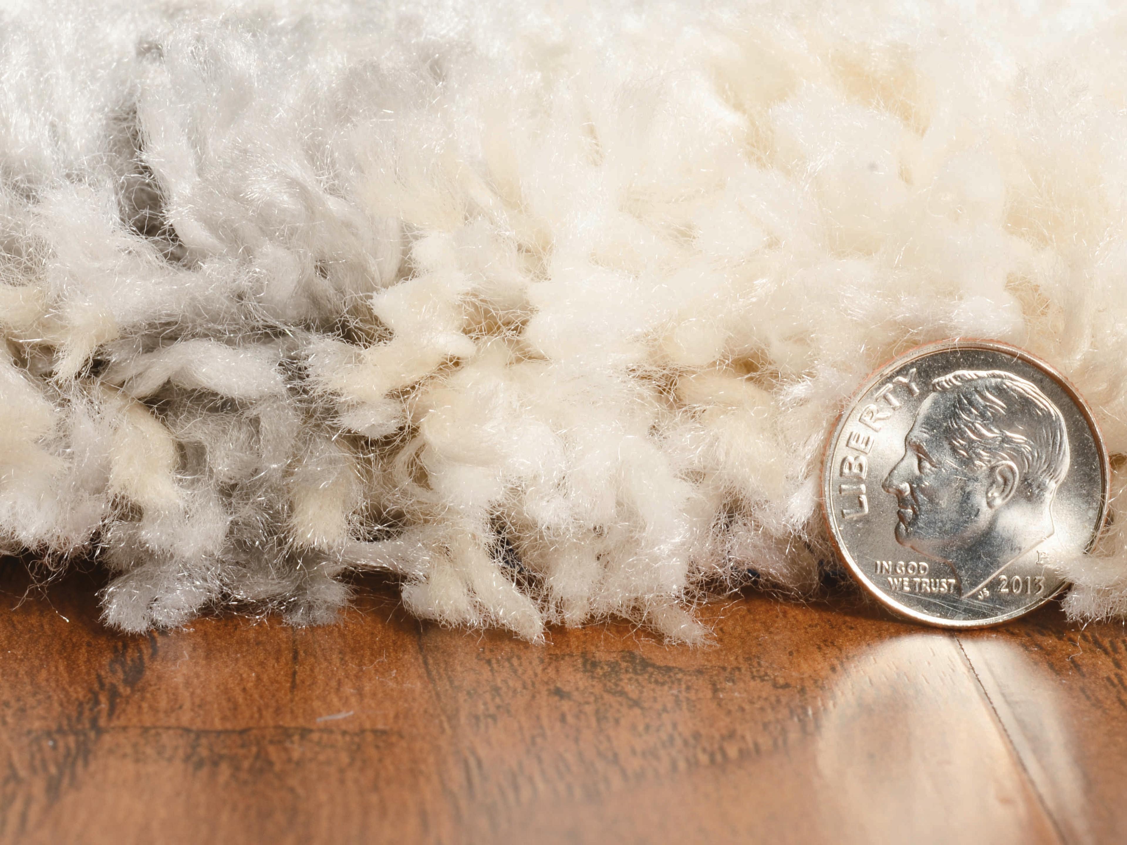 KAS Merino Shag Geometric Area Rug