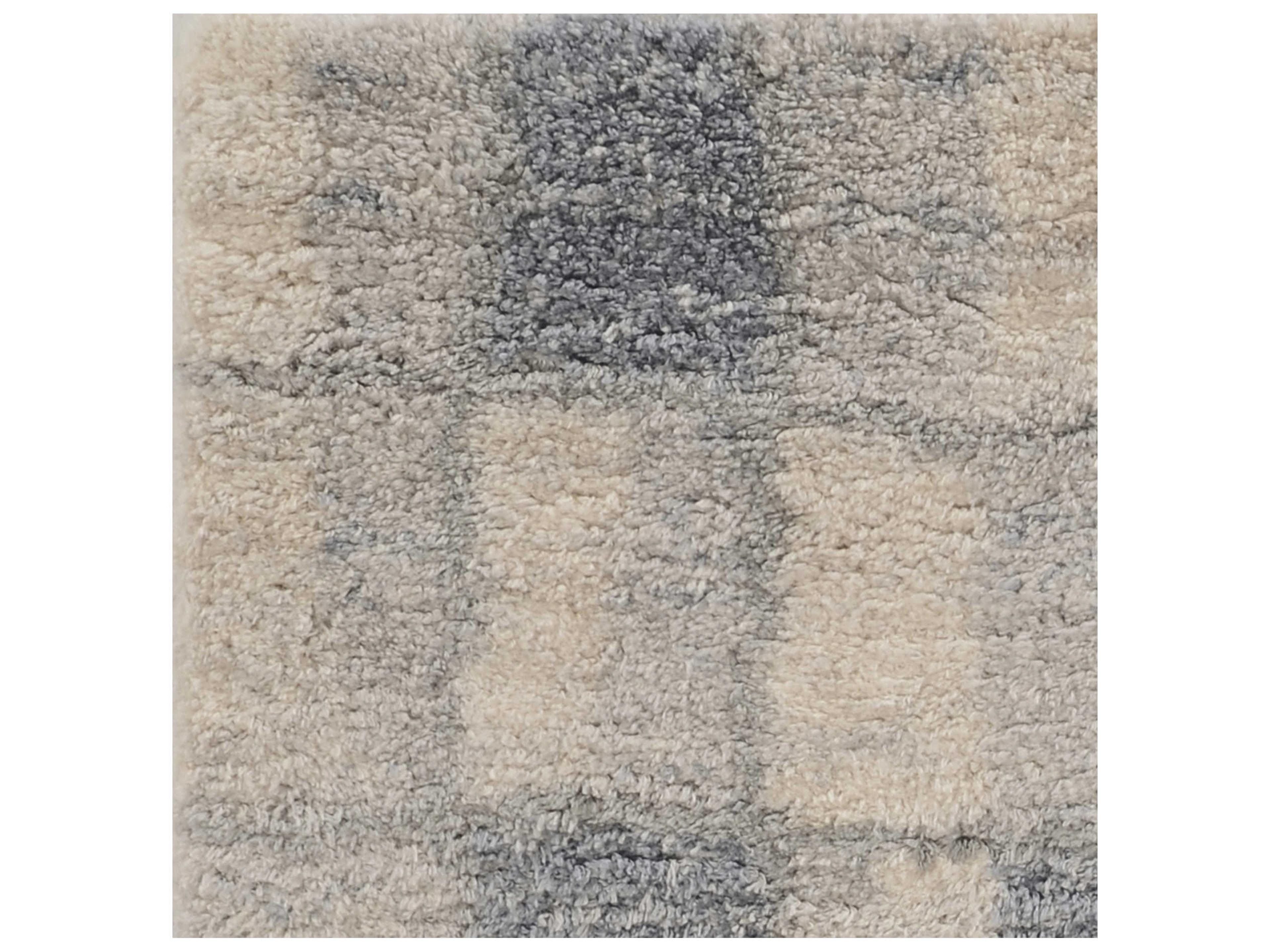 KAS Merino Shag Geometric Area Rug