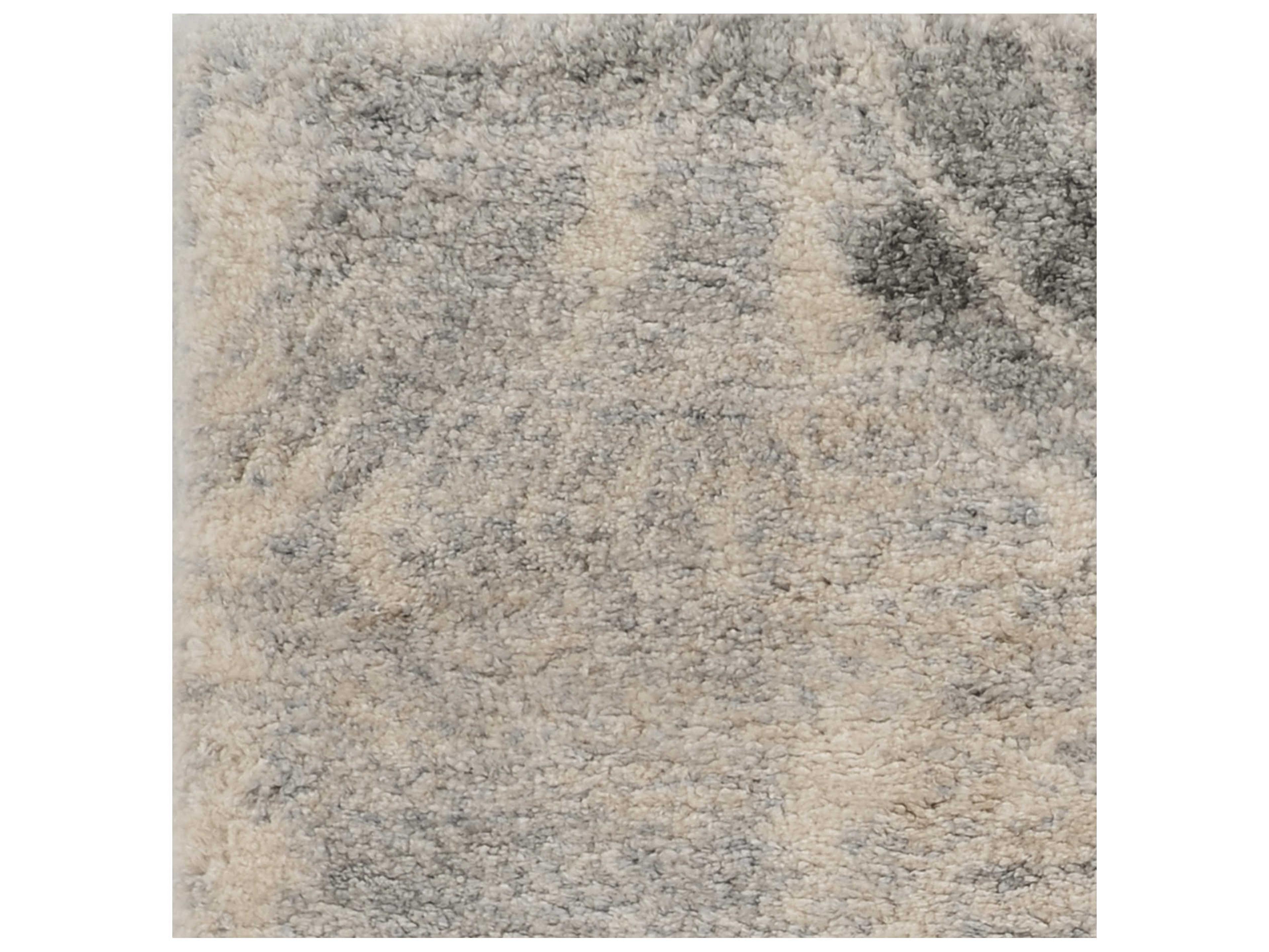 KAS Merino Shag Geometric Area Rug