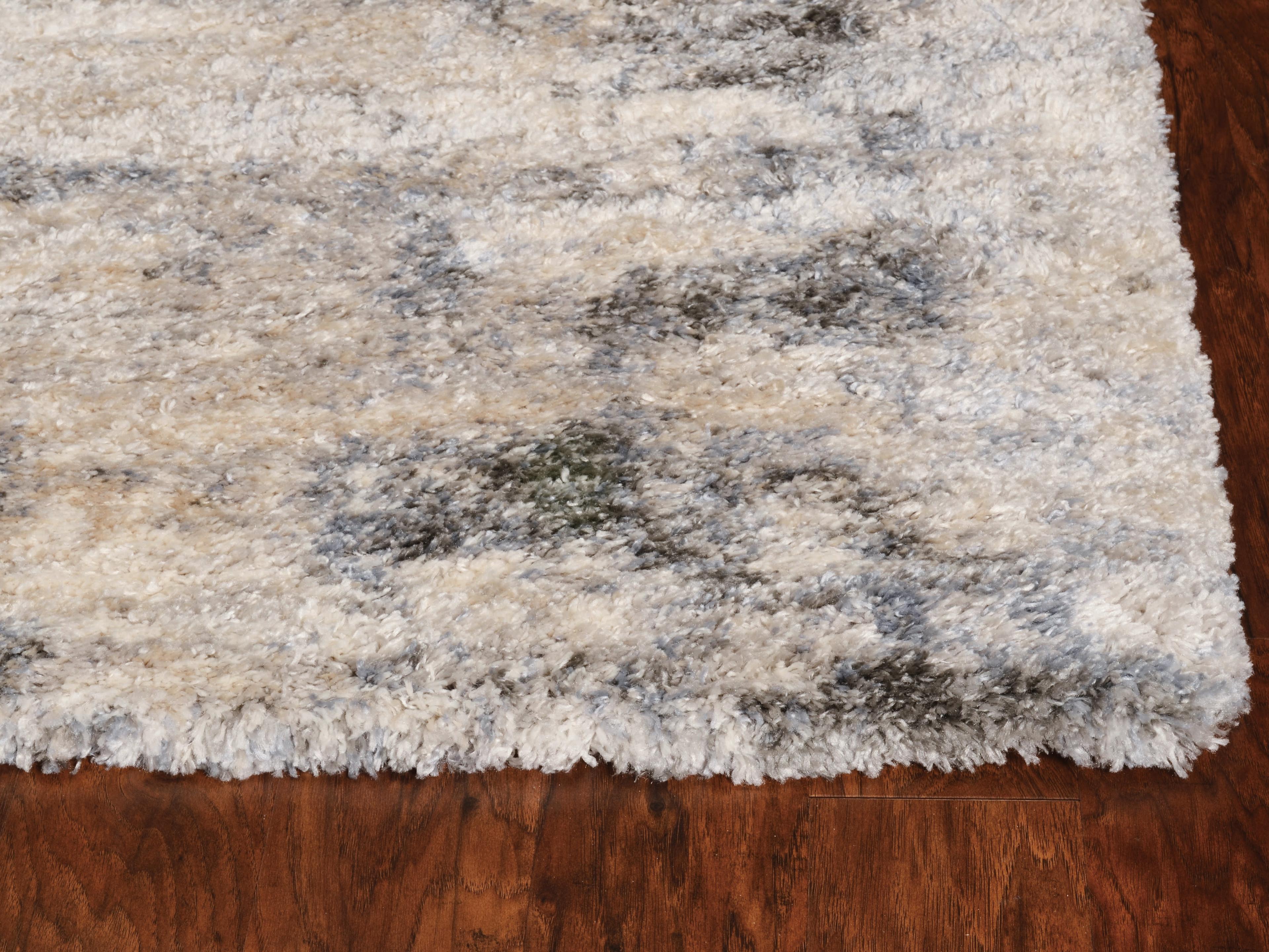 KAS Merino Shag Abstract Area Rug