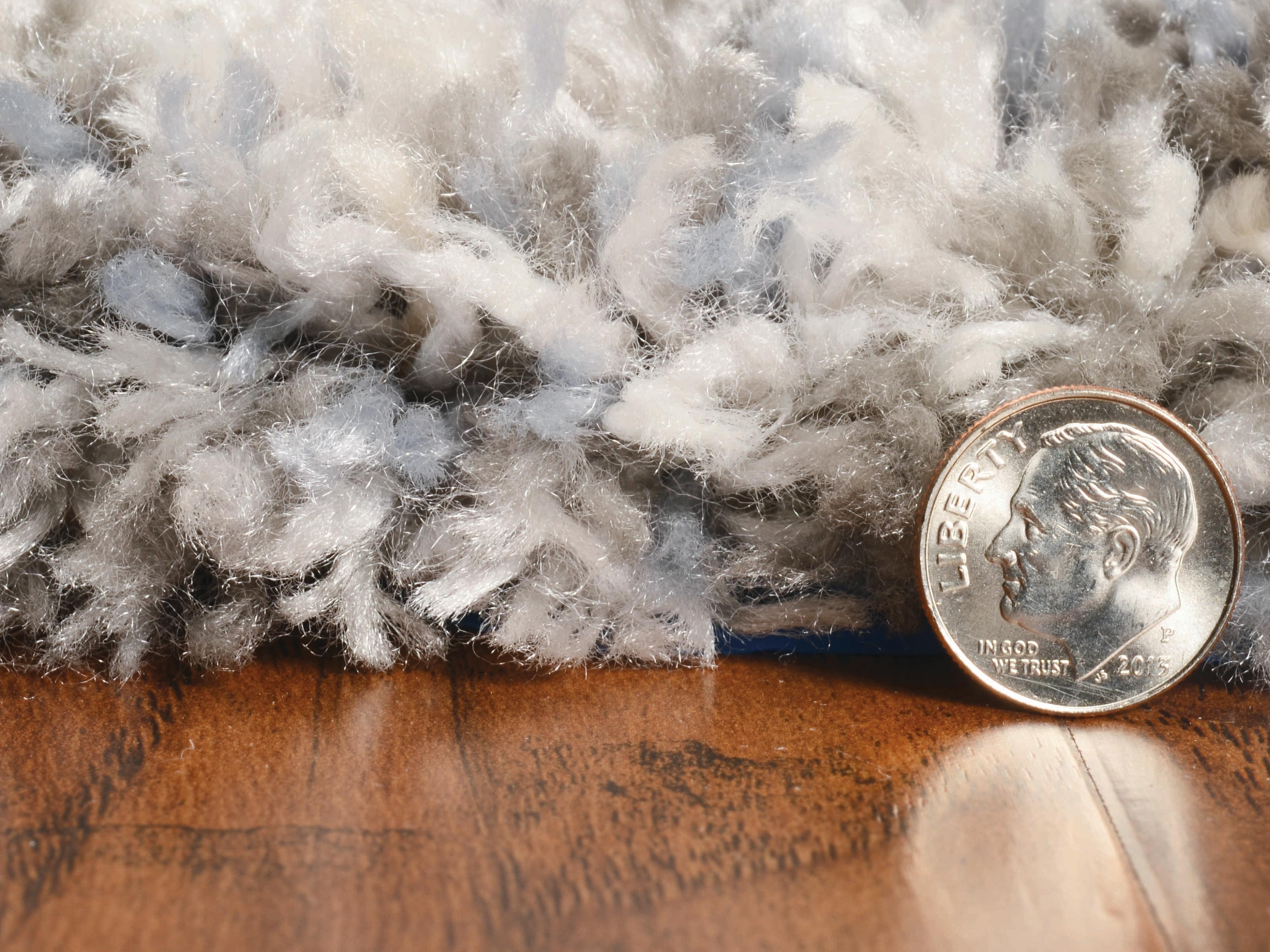 KAS Merino Shag Abstract Area Rug