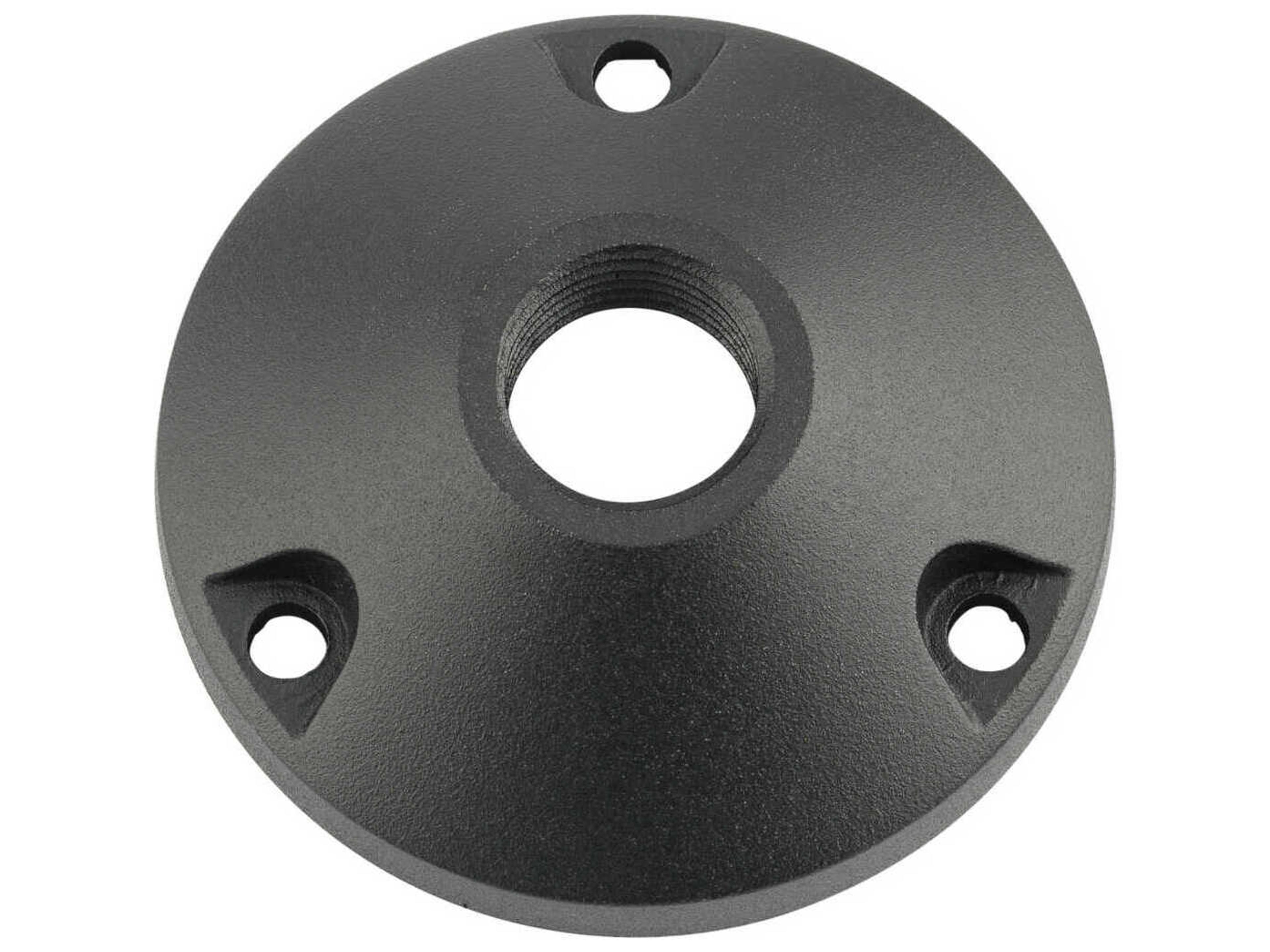 Black Brass 3" Round Mounting Base