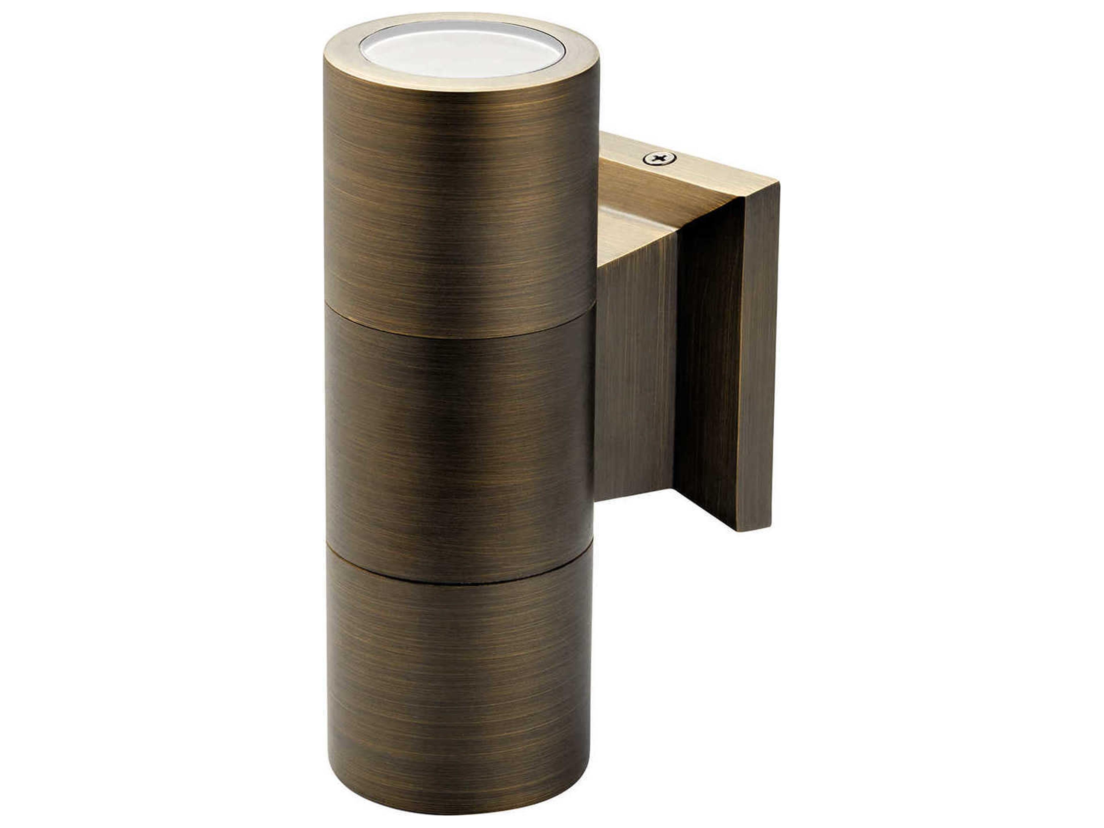 2 - Light Glass Outdoor Wall Light