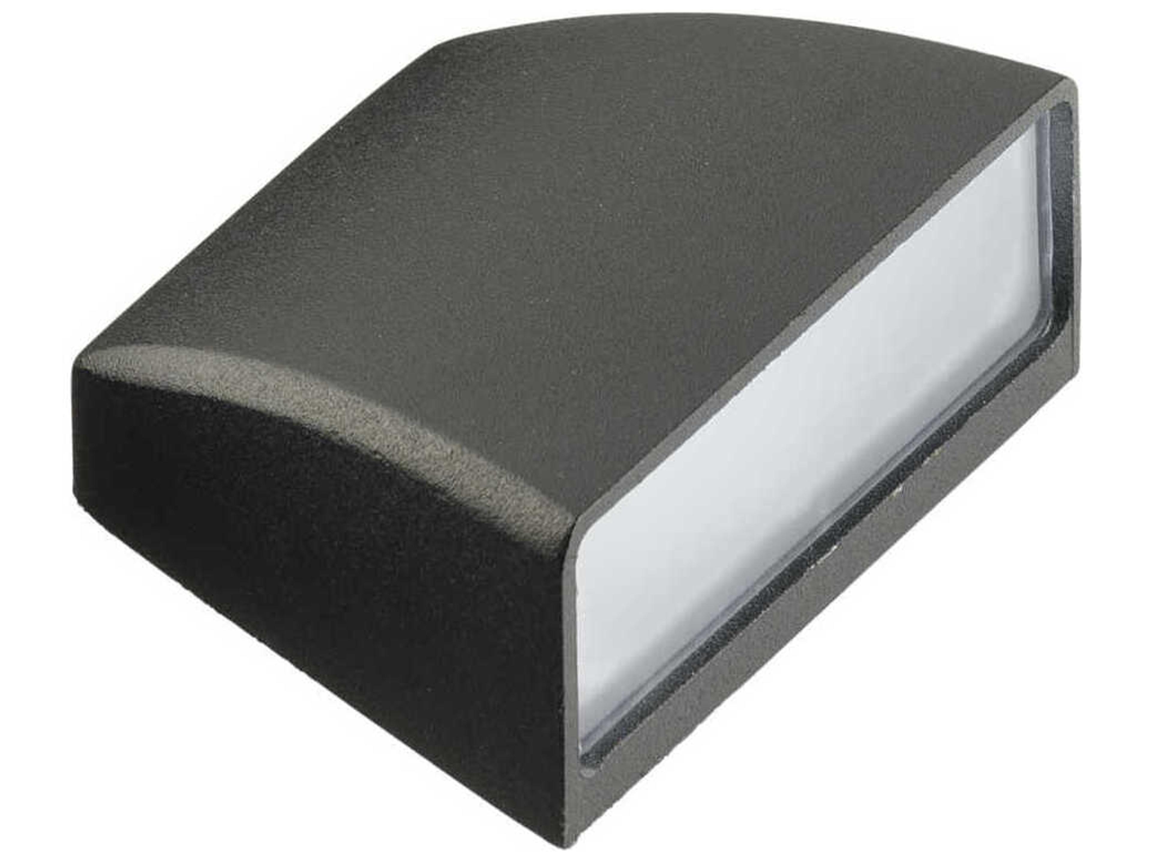 Landscape LED Black Brass Mini All-Purpose Side Fire Sconce