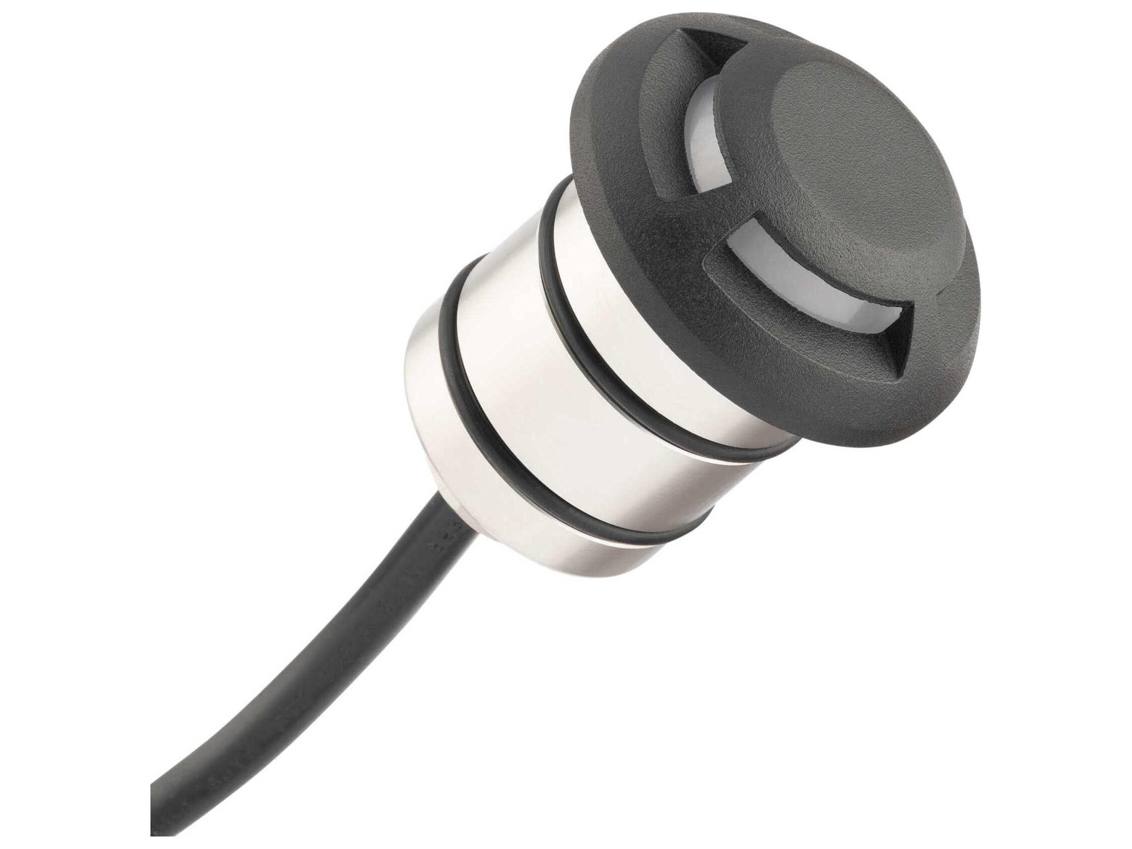 Kichler Landscape LED Black Brass Mini All-Purpose 4-Way Opening