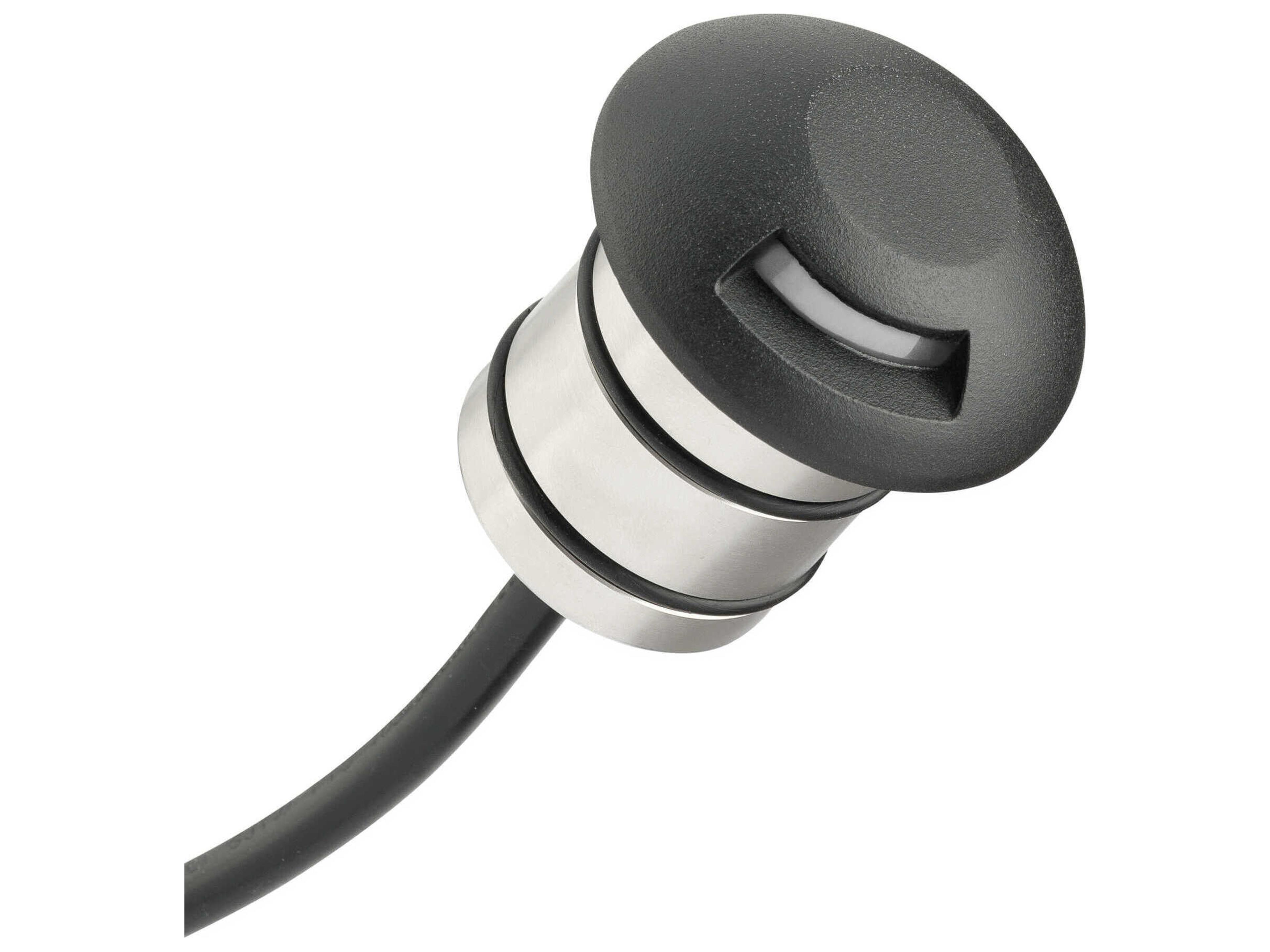 Kichler Landscape LED Black Brass Mini All-Purpose Single Opening