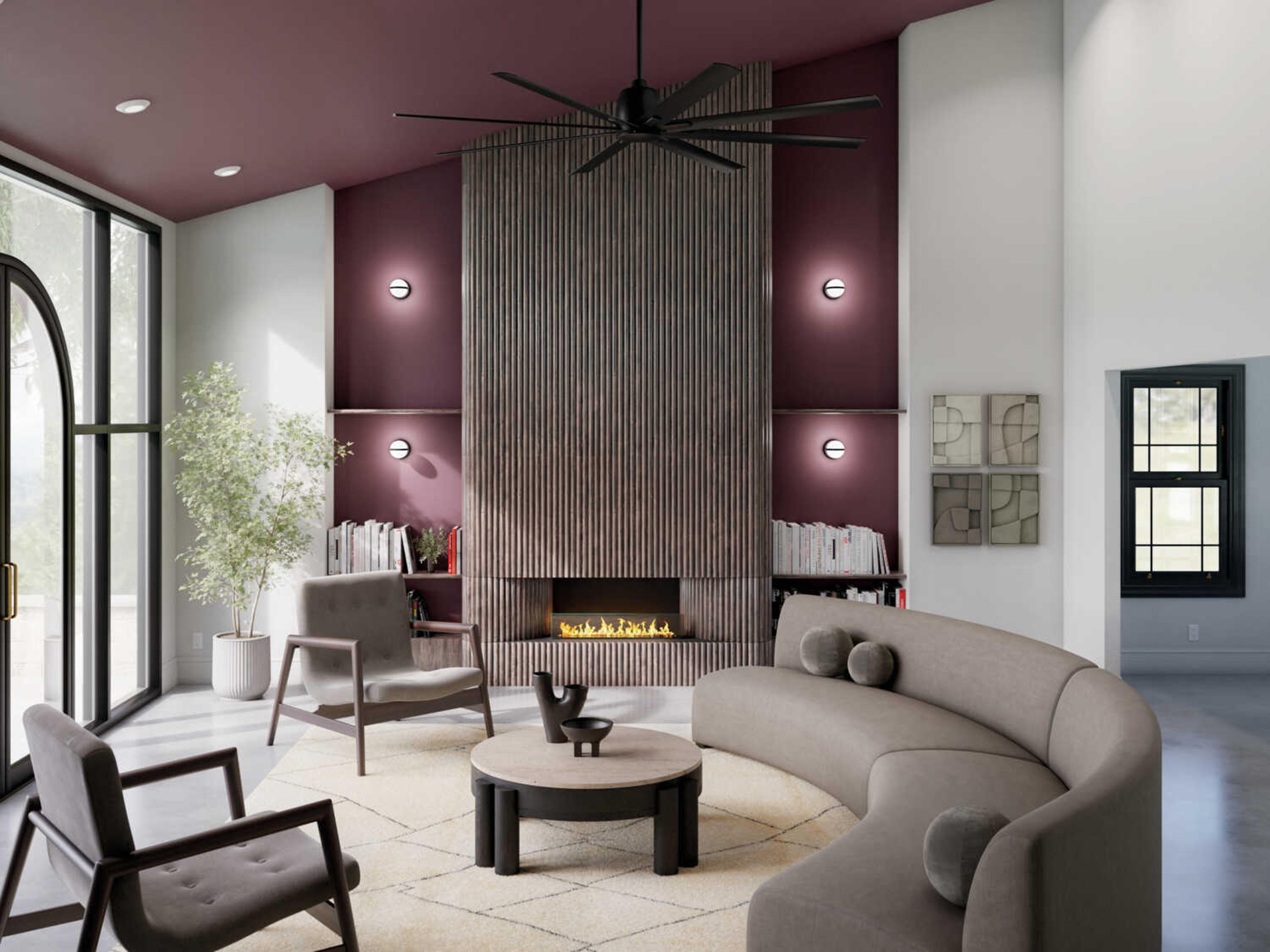 Kichler Breda 84" Outdoor Ceiling Fan