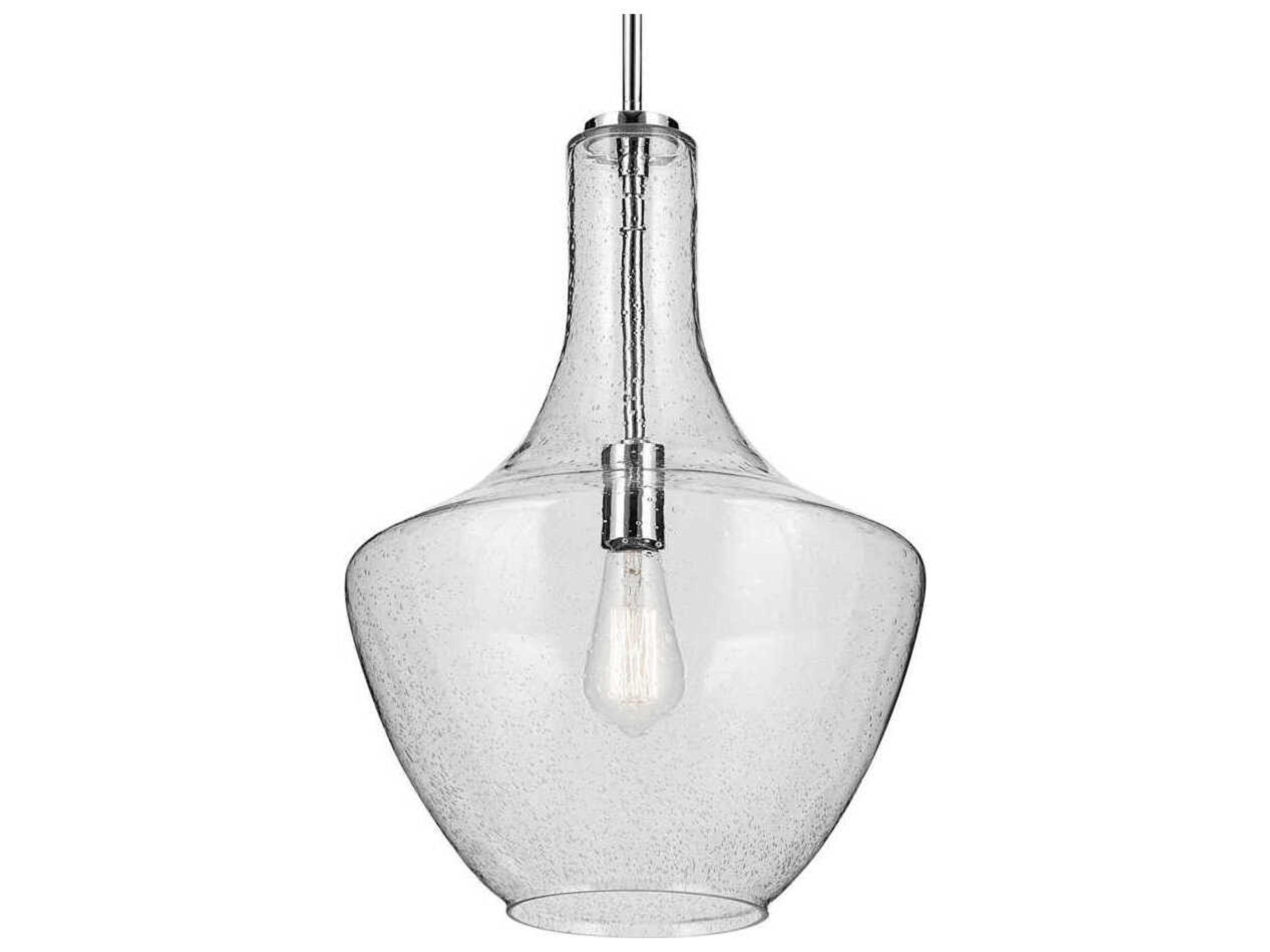 Kichler Everly 1-Light Chrome Bell Pendant
