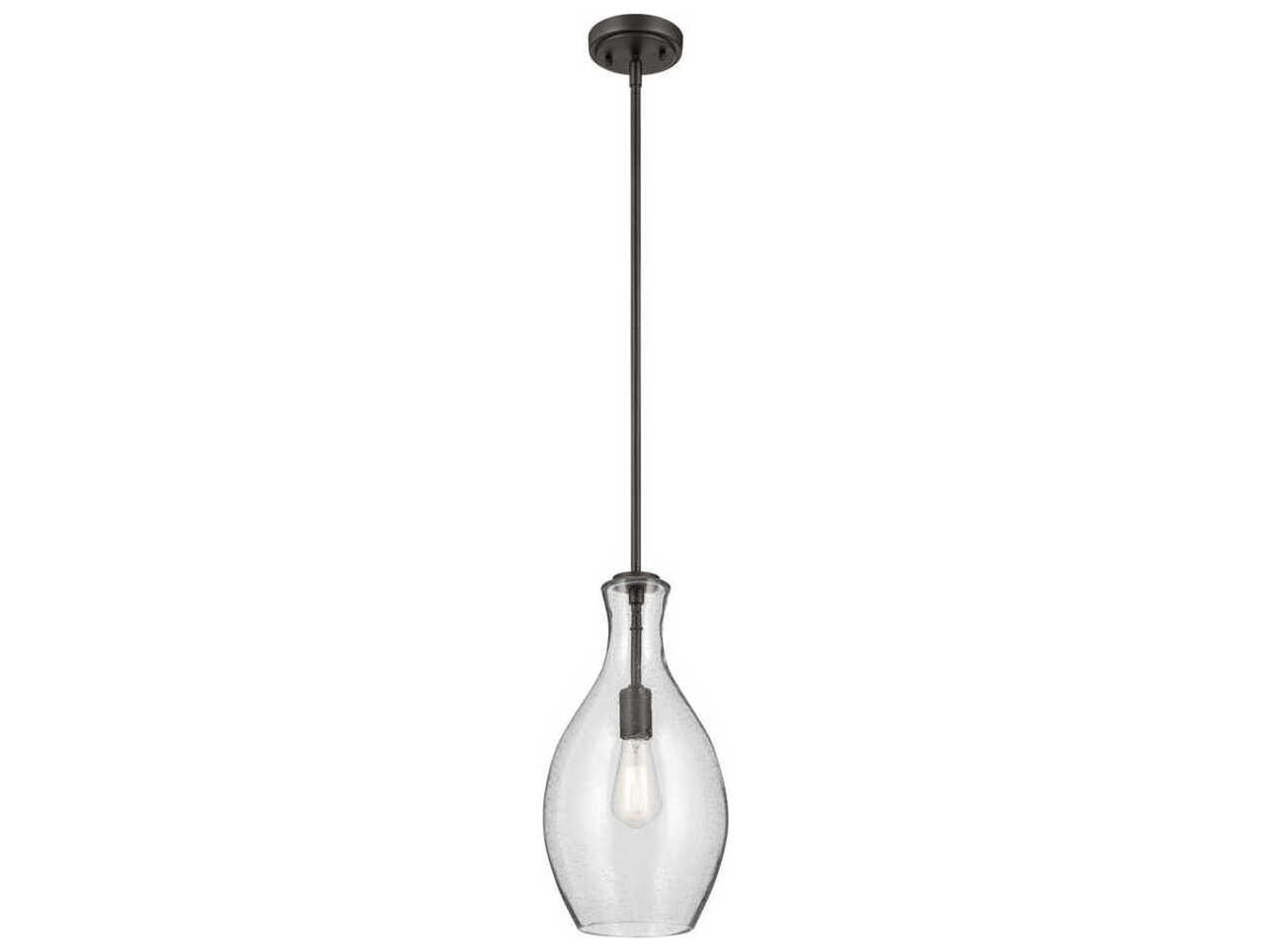 Everly 1-Light Olde Bronze Bell Mini Pendant