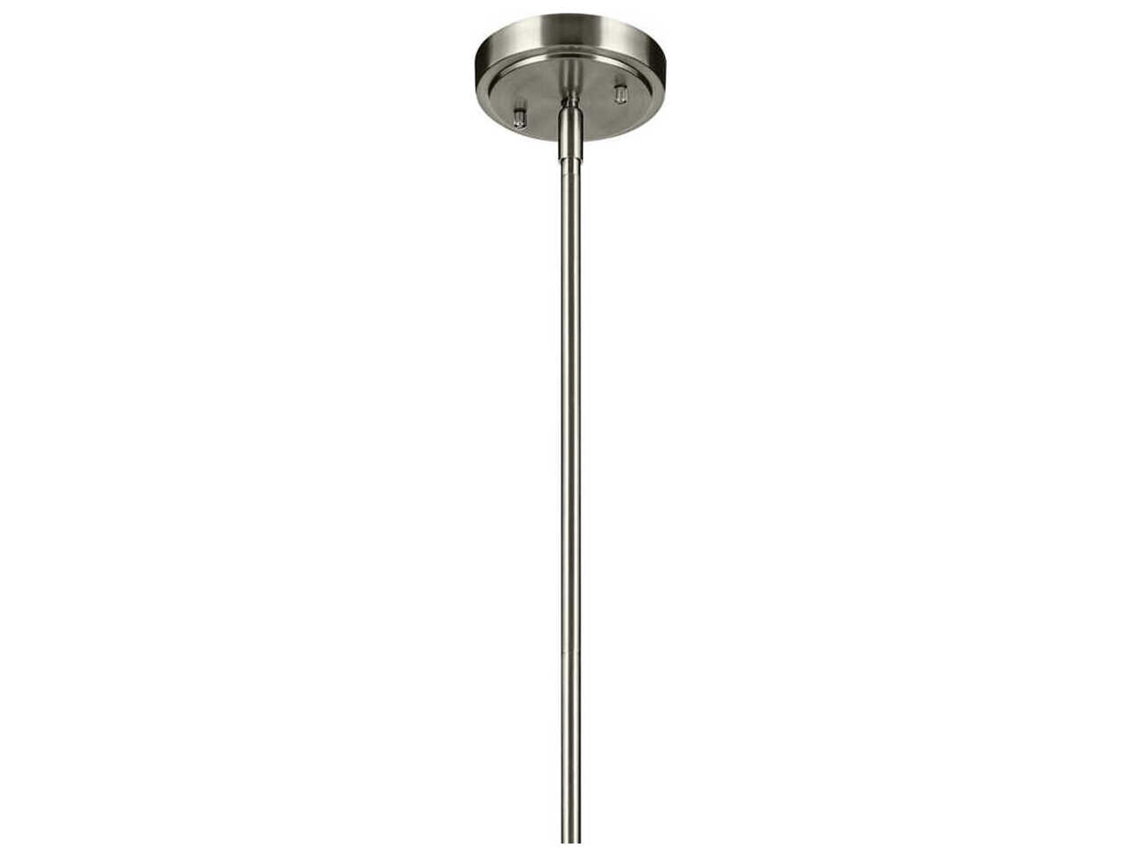 Kichler Everly 1-Light Brushed Nickel Bell Pendant