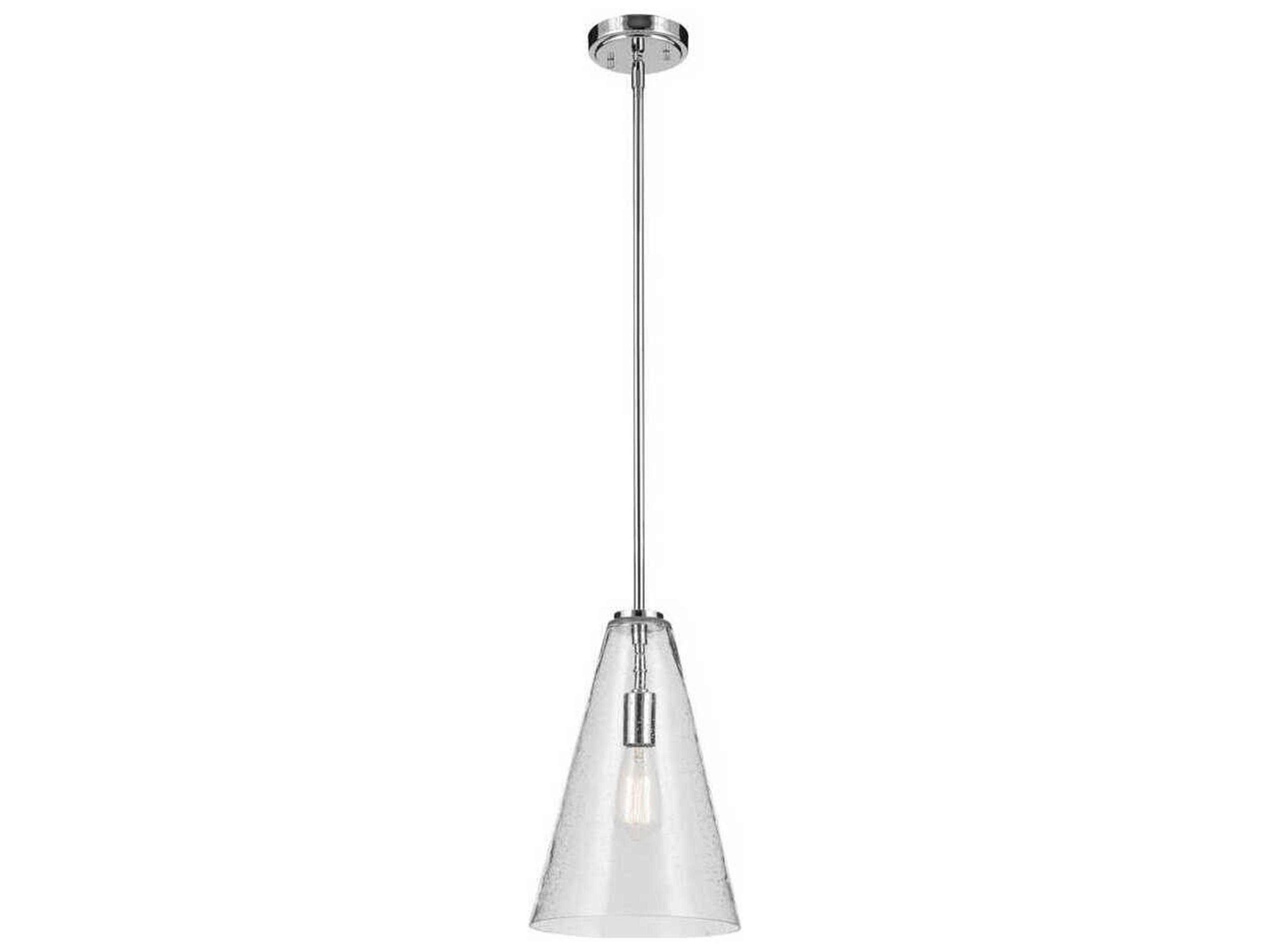 Everly 1-Light Chrome Mini Pendant