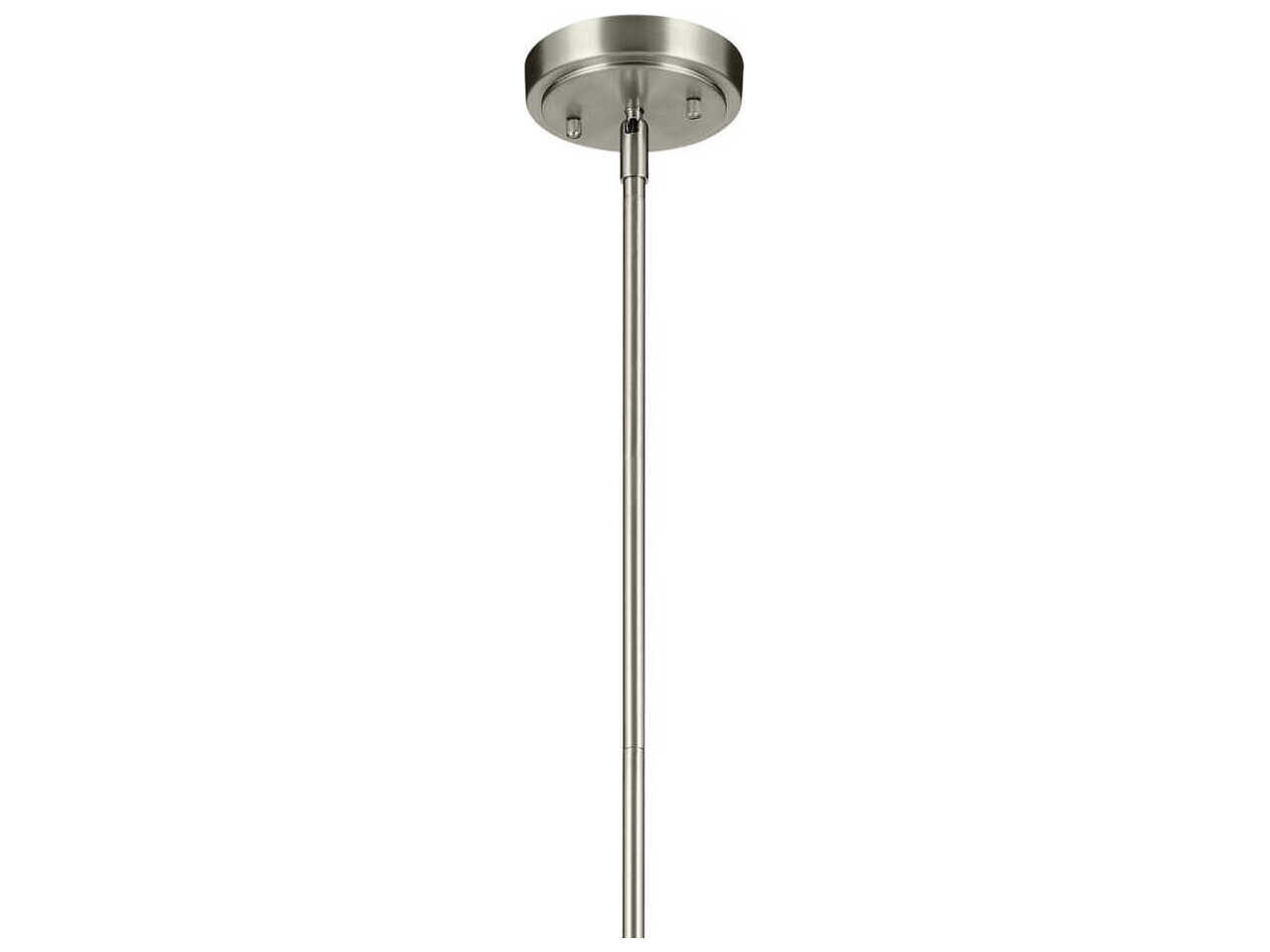 Kichler Everly 1-Light Brushed Nickel Mini Pendant
