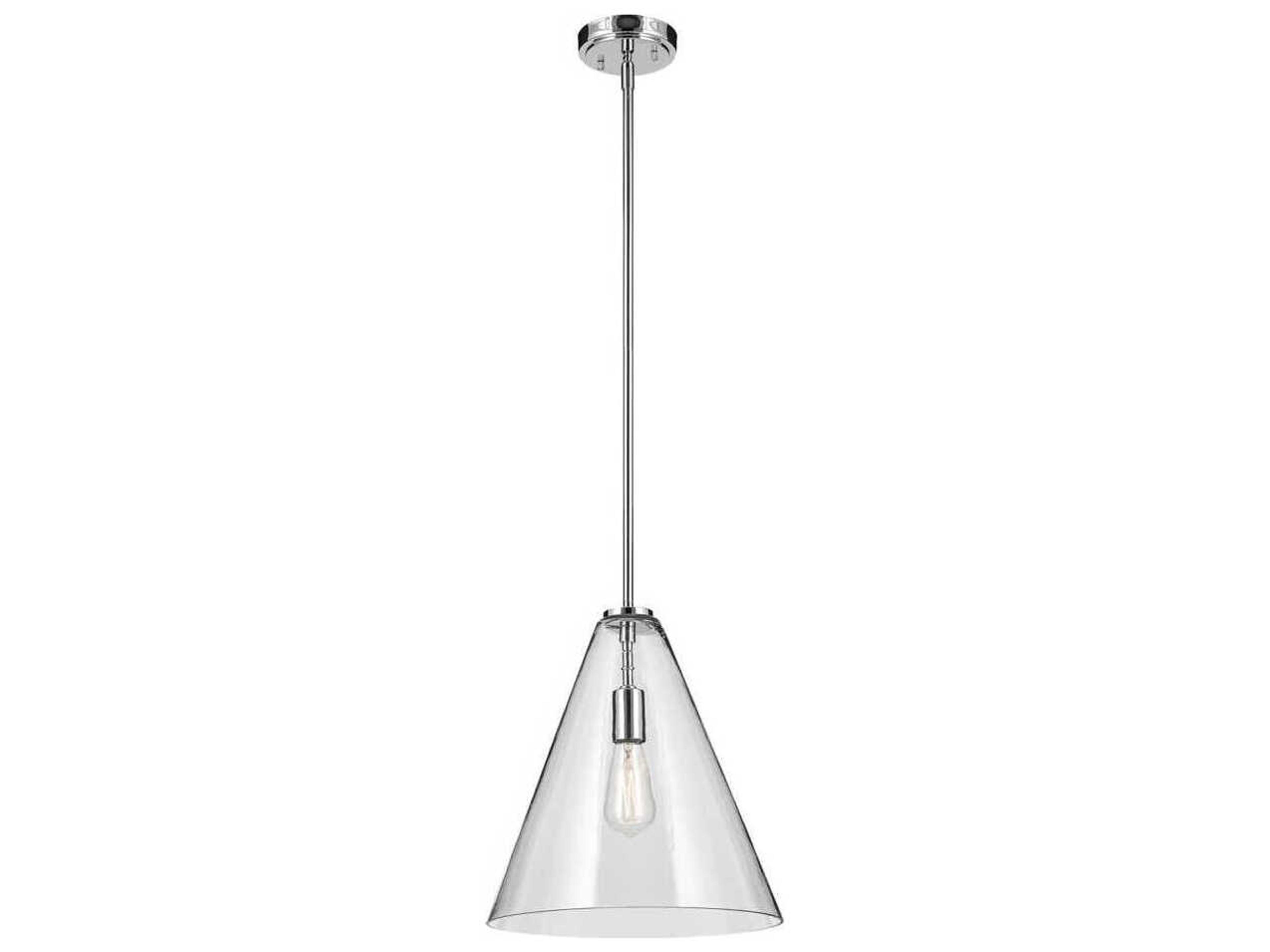 Everly 1-Light Chrome Pendant