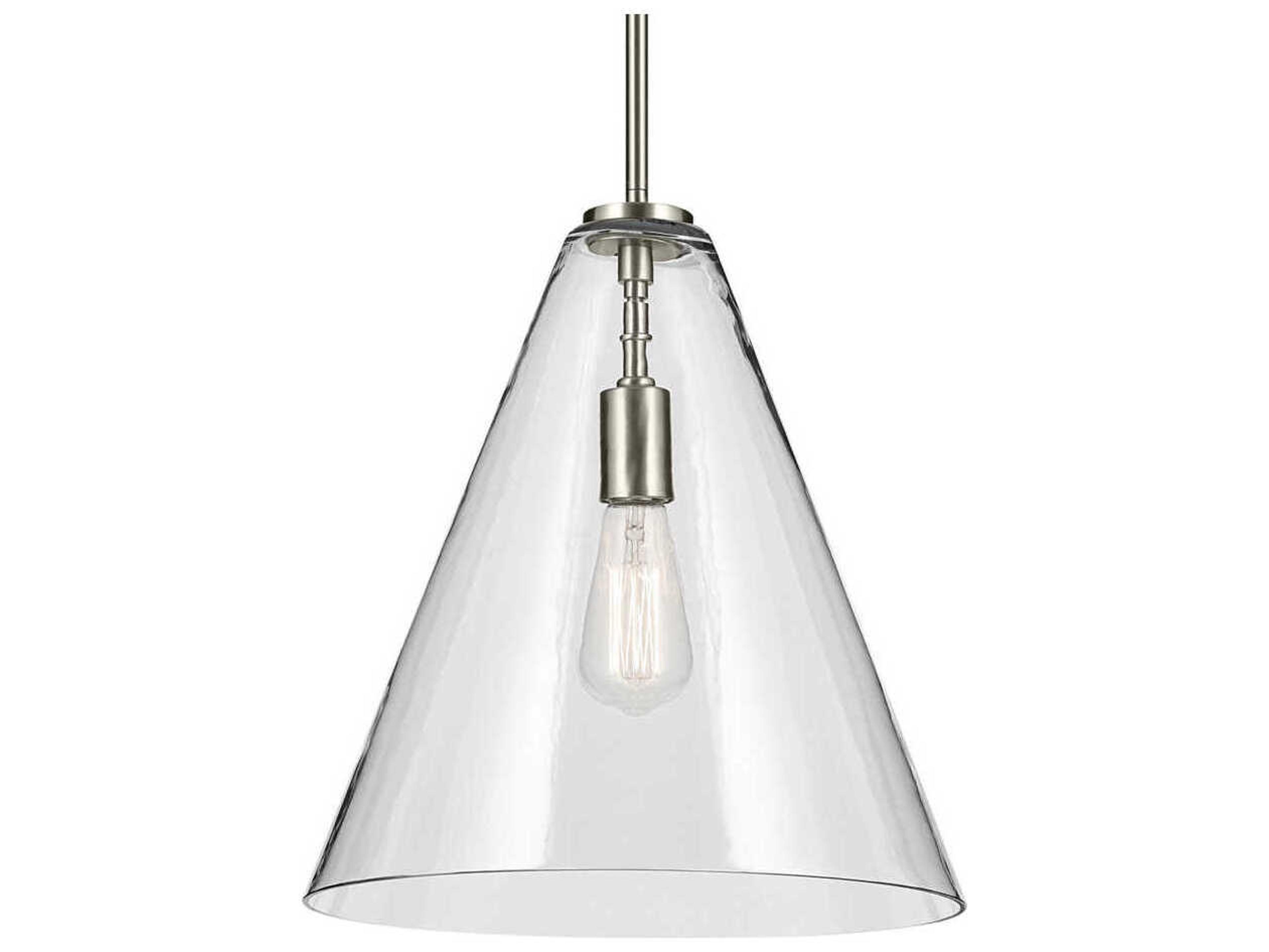 Kichler Everly 1-Light Brushed Nickel Pendant