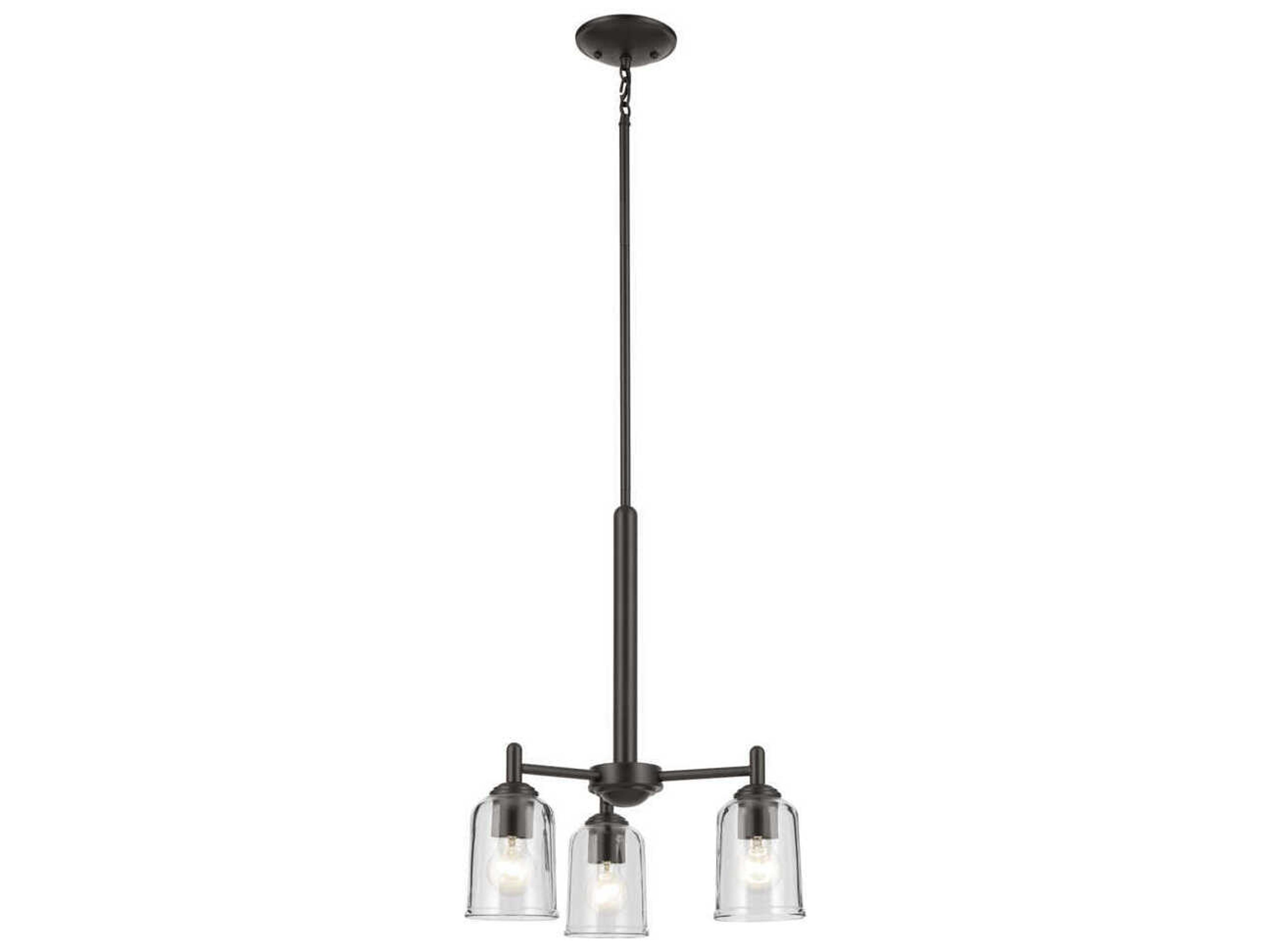 Kichler Shailene 3-Light Olde Bronze Bell Chandelier