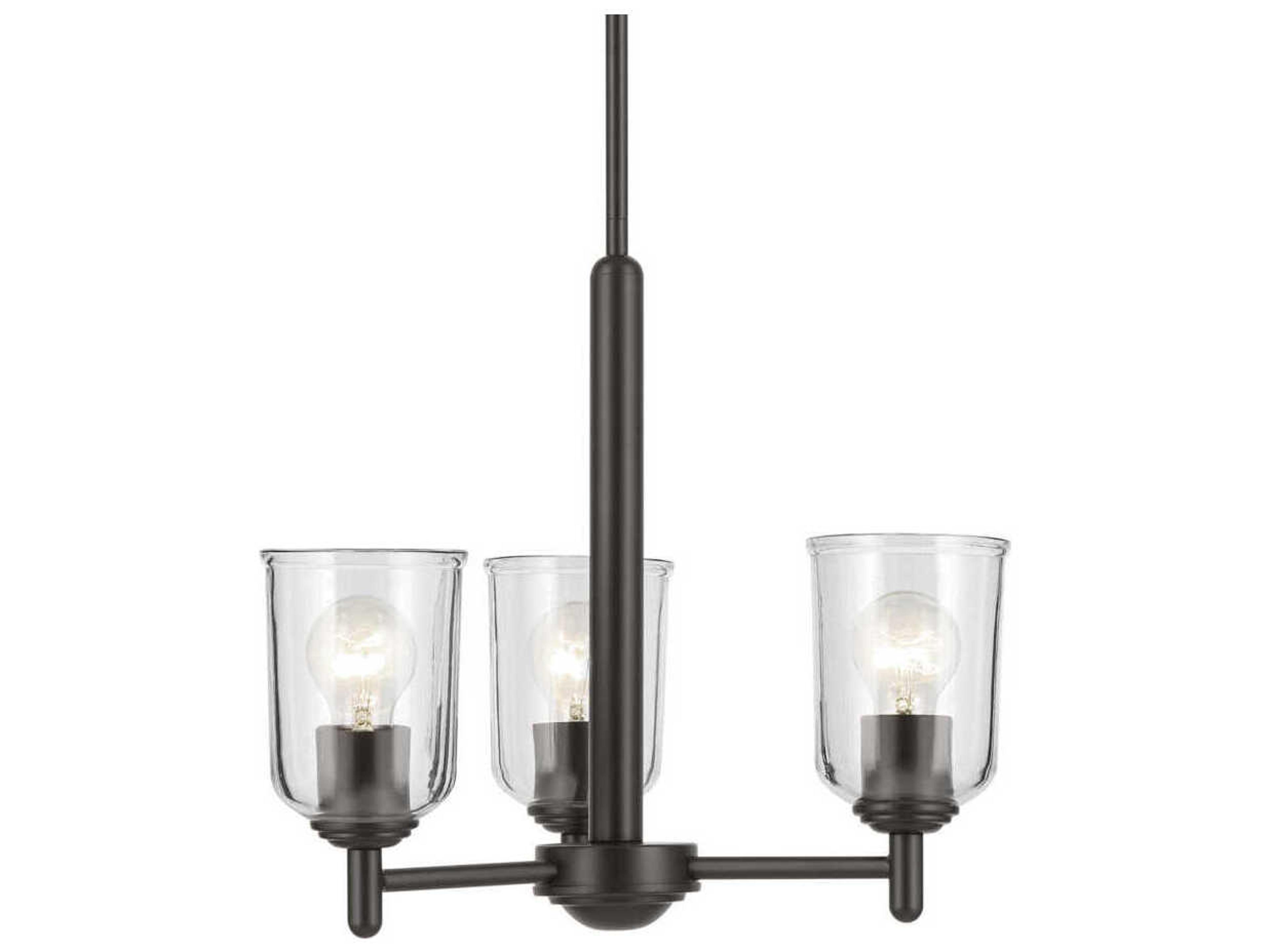 Kichler Shailene 3-Light Olde Bronze Bell Chandelier