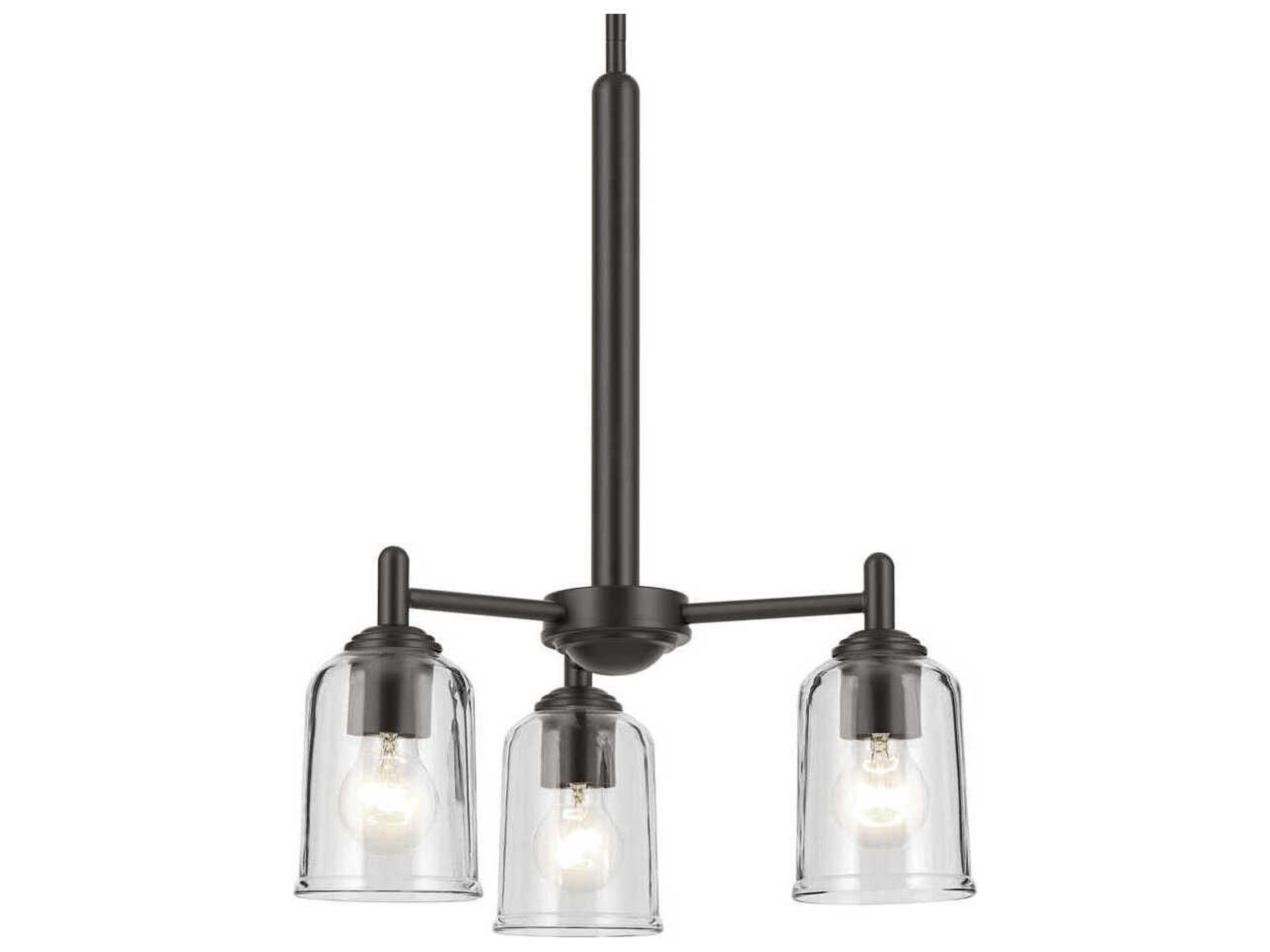 Kichler Shailene 3-Light Olde Bronze Bell Chandelier