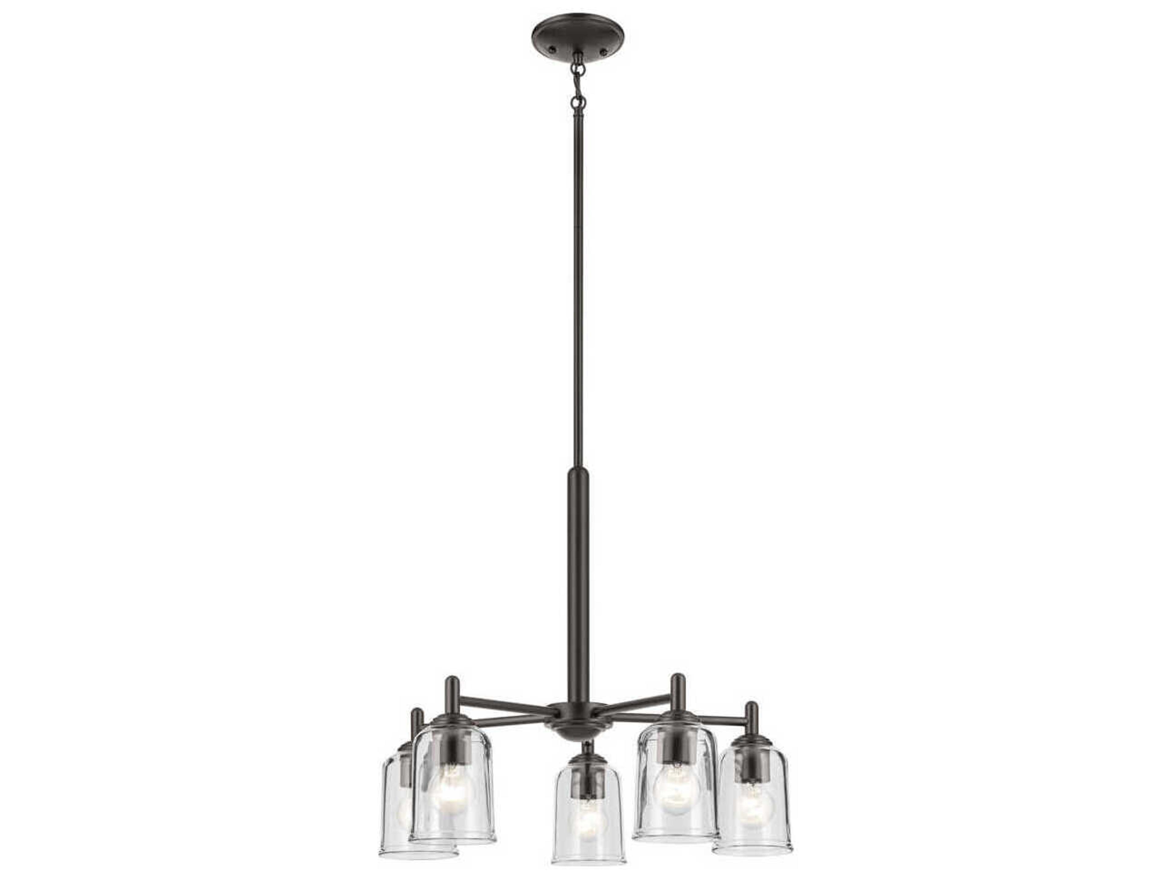 Kichler Shailene 5-Light Olde Bronze Bell Chandelier