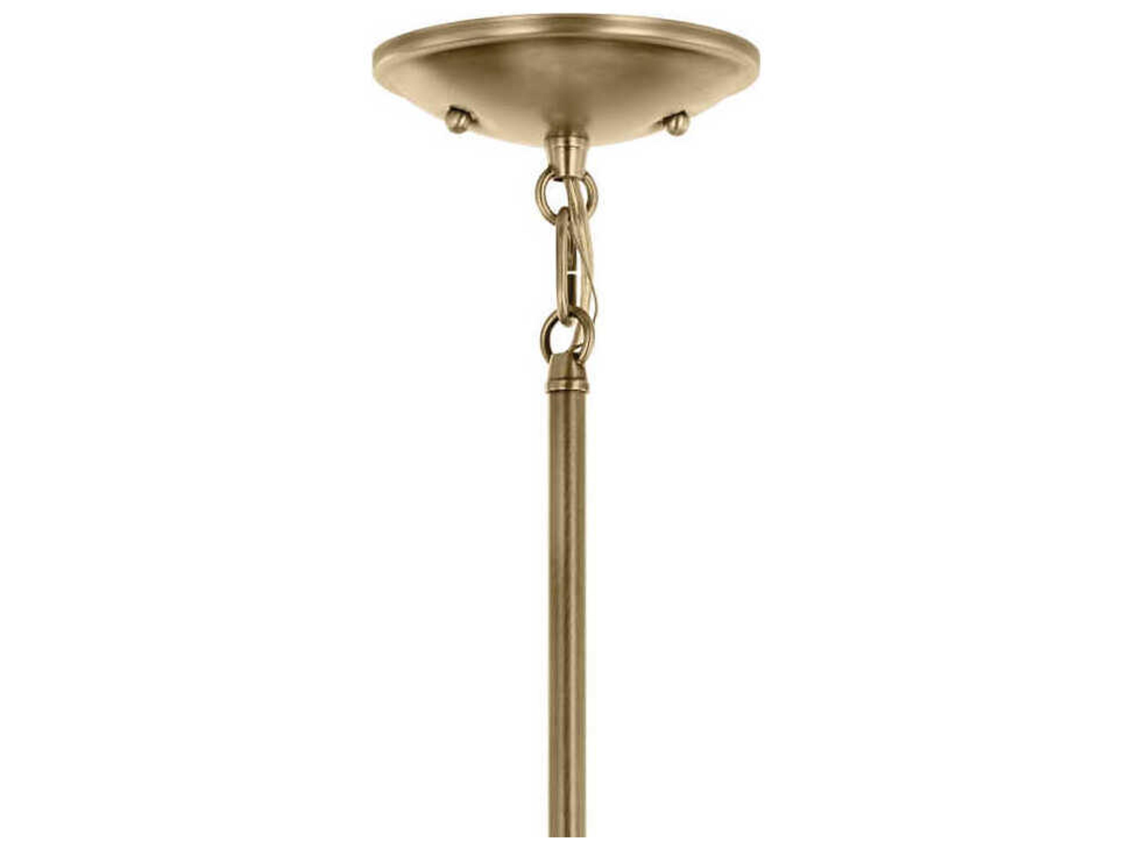 Kichler Shailene 9-Light Natural Brass Bell Chandelier