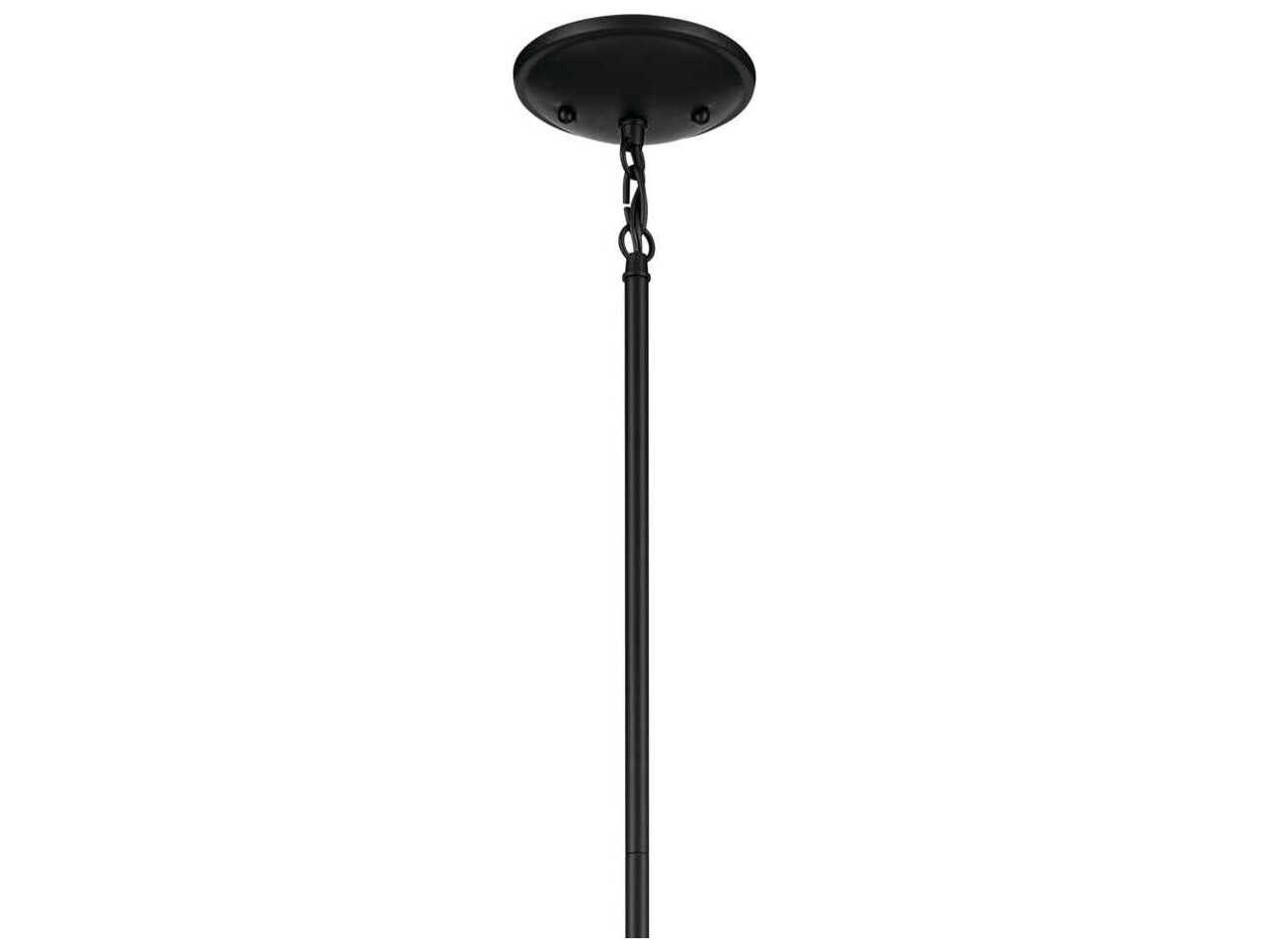 Kichler Shailene 1-Light Black Bell Mini Pendant