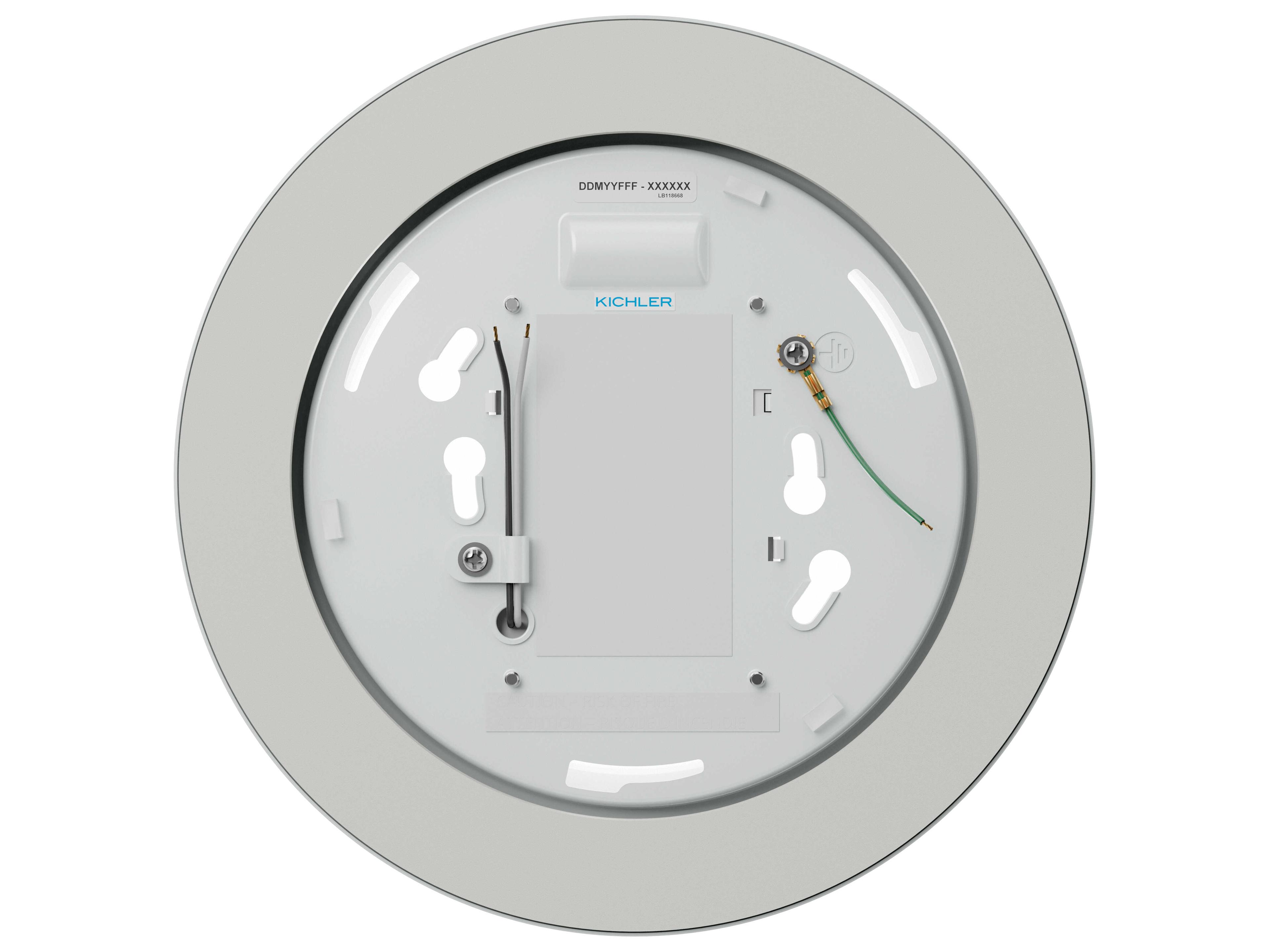 Kichler Low Profile Gen Select 1-Light White Round Flush Mount