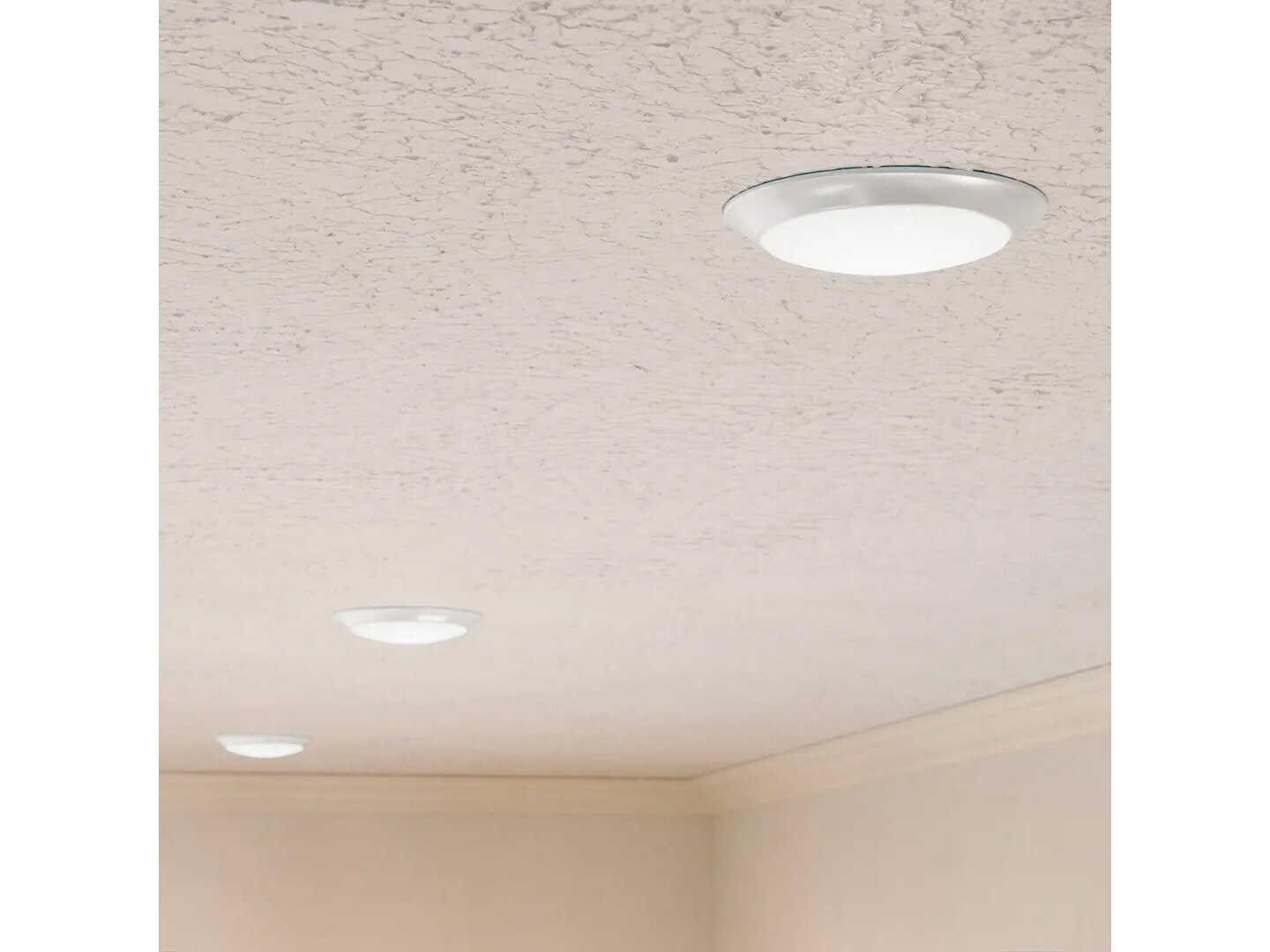 Kichler Gen Select 1-Light White LED Round Flush Mount