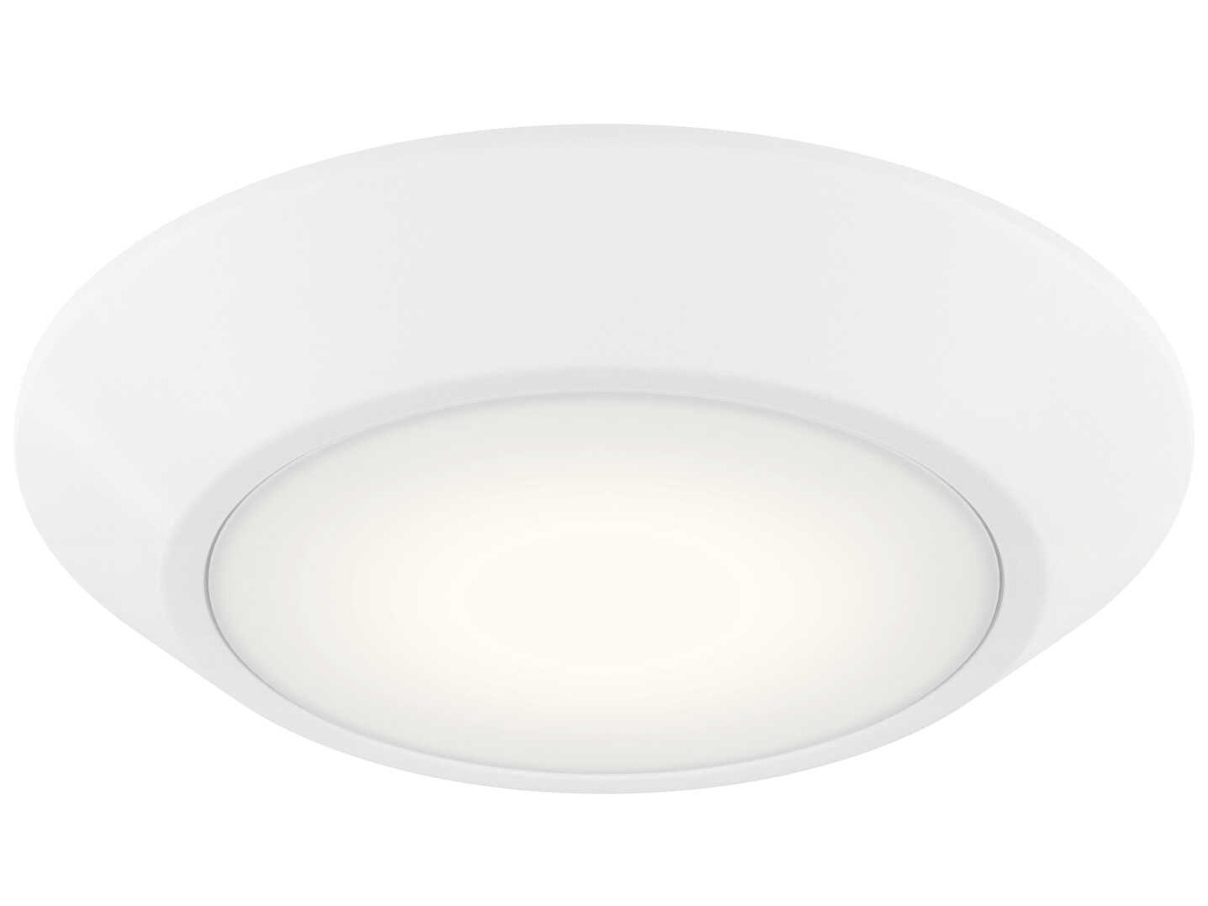 Horizon 1-Light White Flush Mount