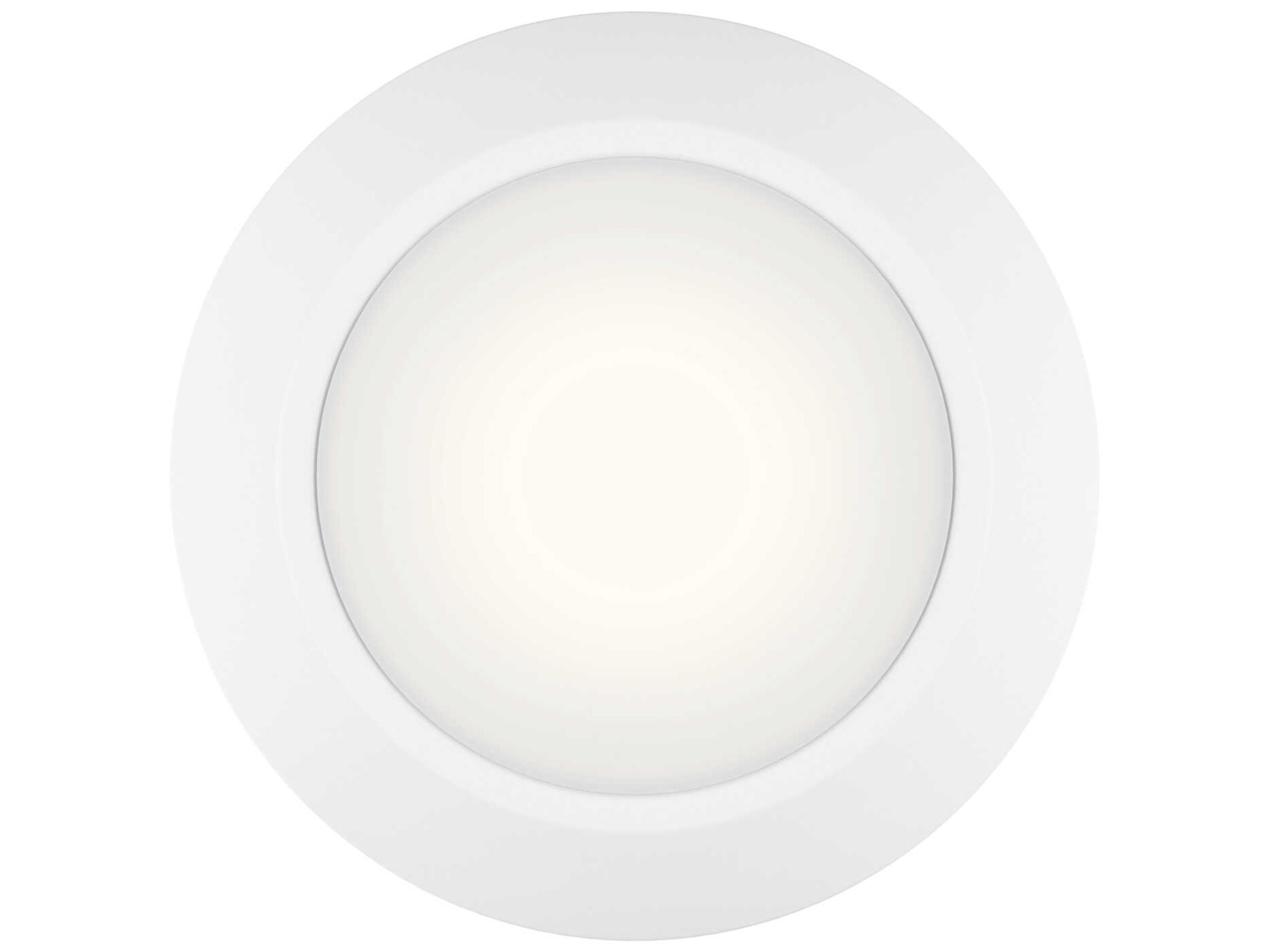 Kichler Horizon 1-Light White Flush Mount (Set of 24)