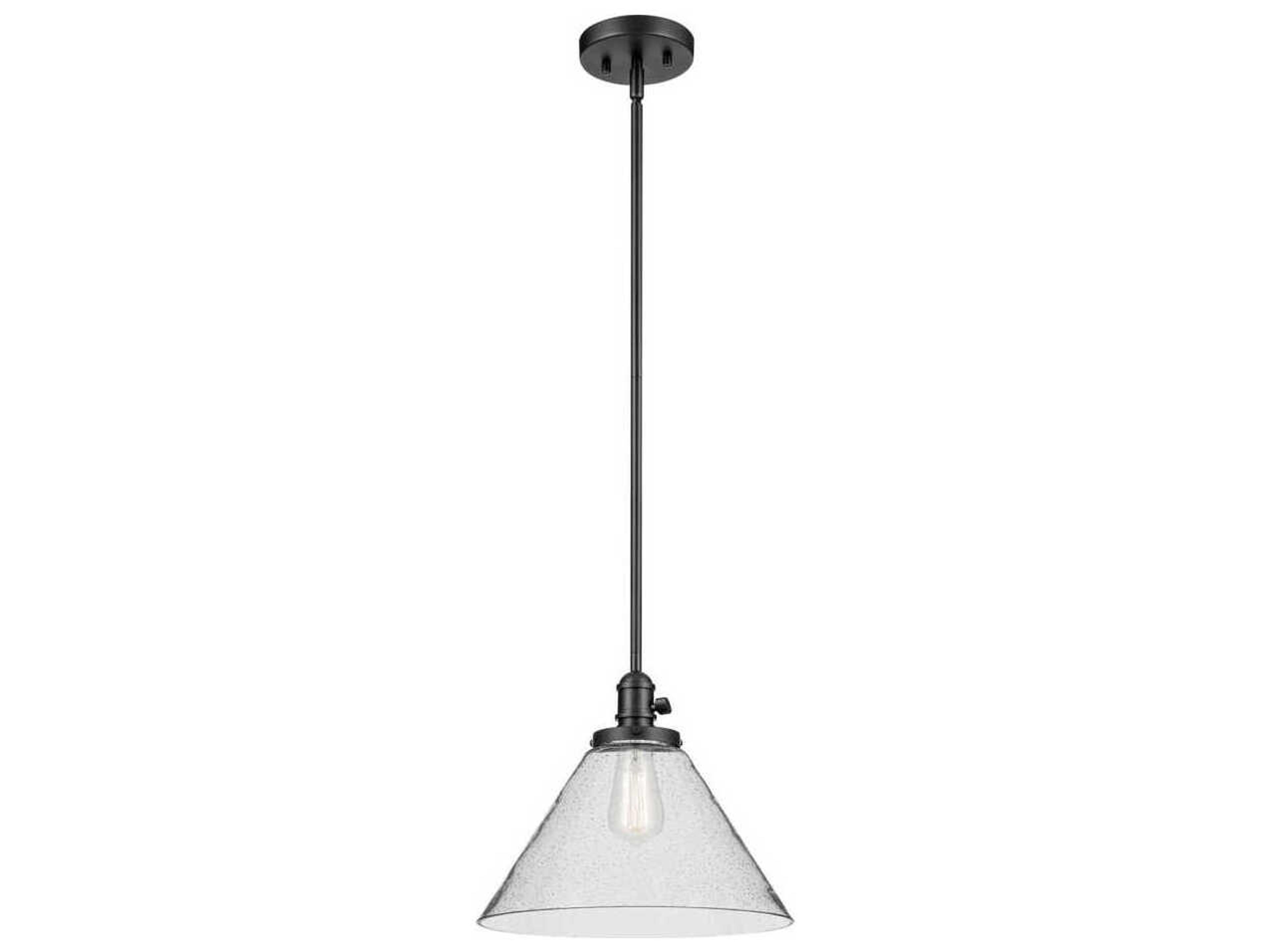 Avery 1-Light Black Pendant