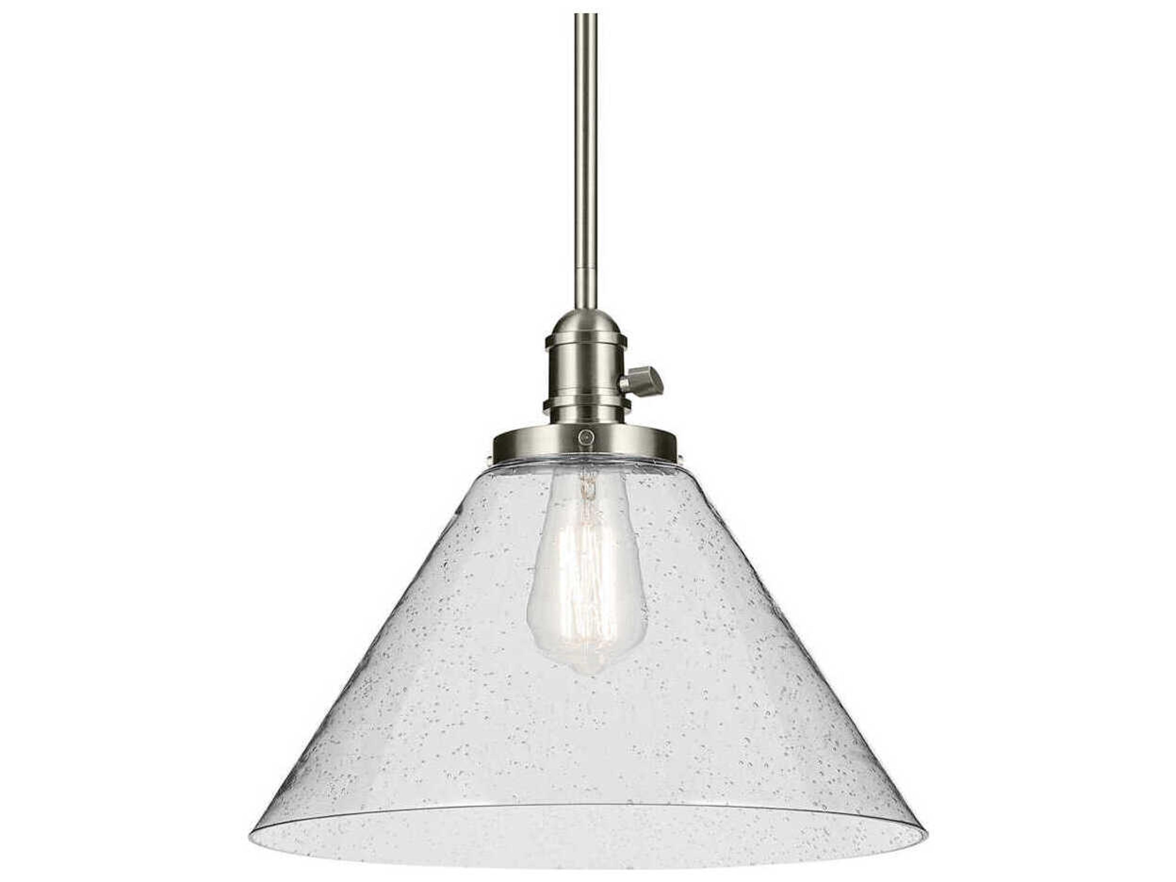 Kichler Avery 1-Light Brushed Nickel Pendant