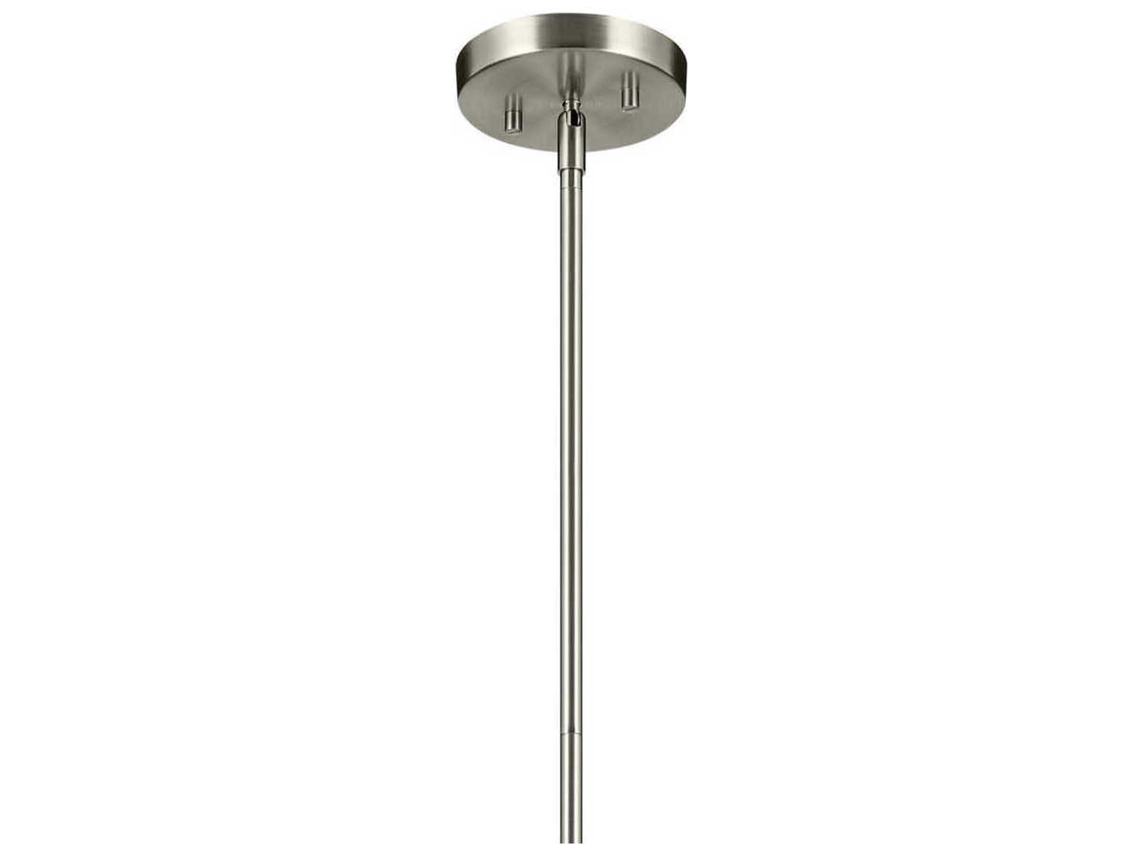 Kichler Avery 1-Light Brushed Nickel Dome Pendant