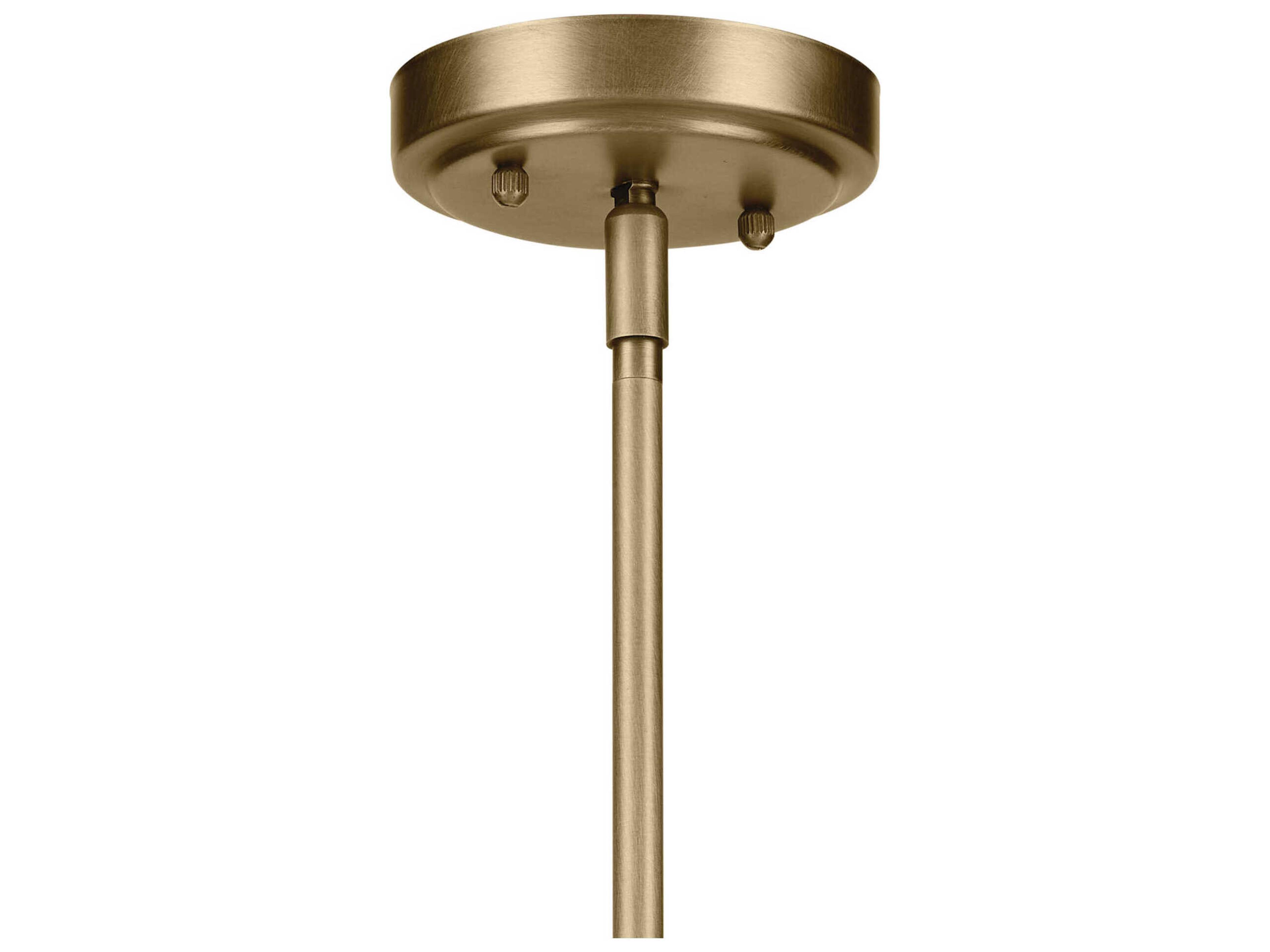 Kichler Winslow 1-Light Natural Brass Mini Pendant