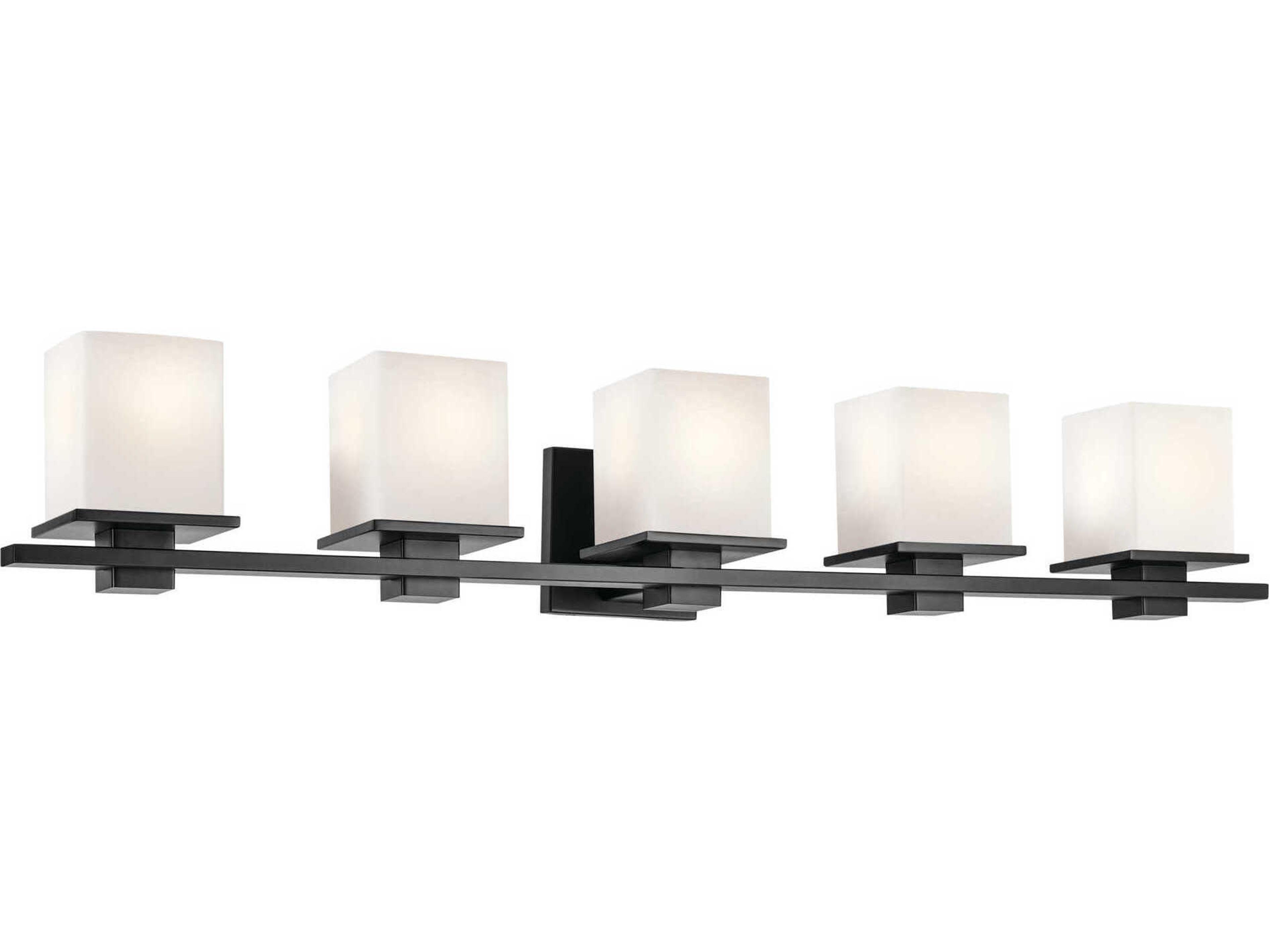 Tully 5-Light Black Vanity Light