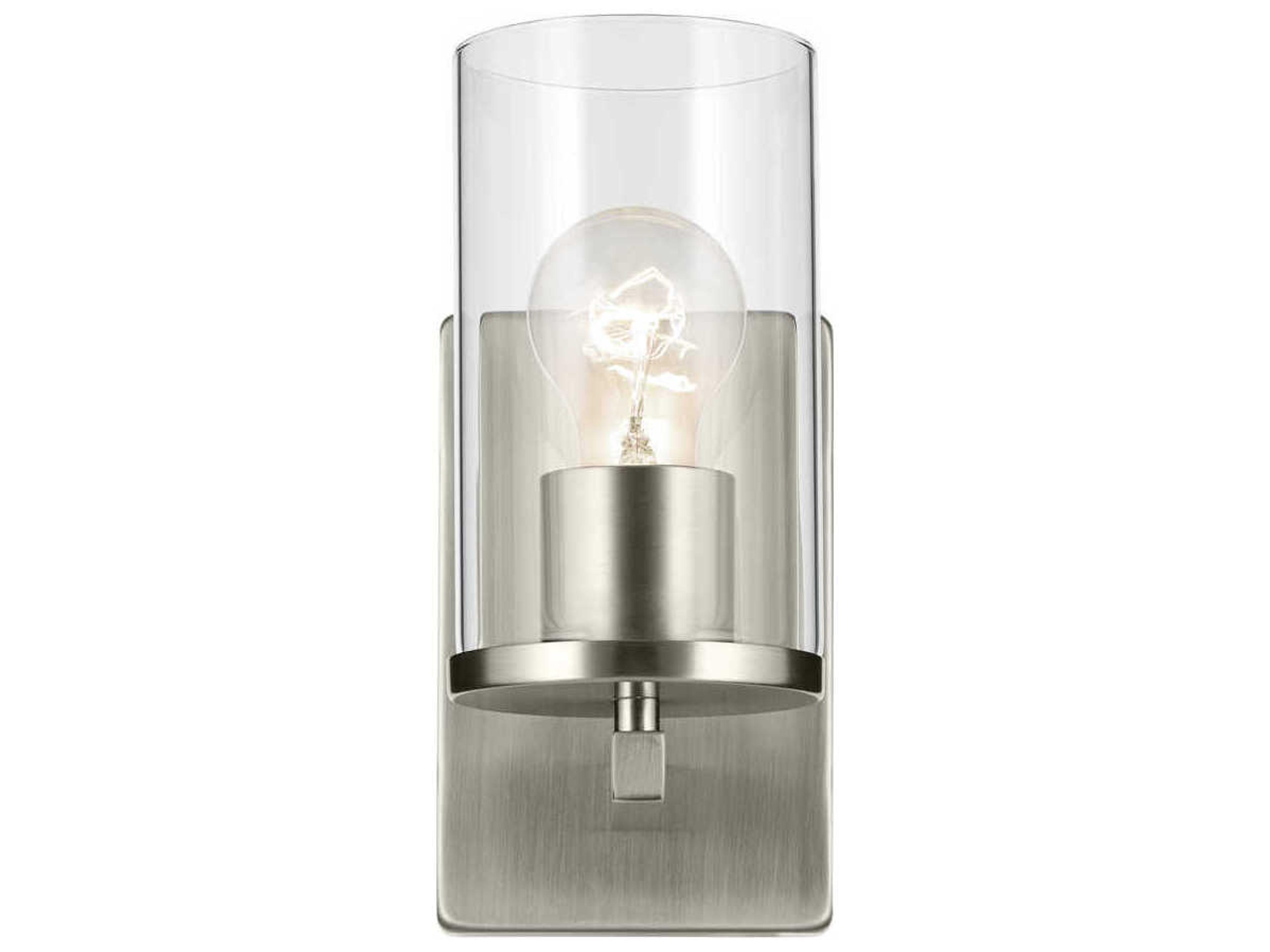 Kichler Crosby 1-Light Brushed Nickel Wall Sconce