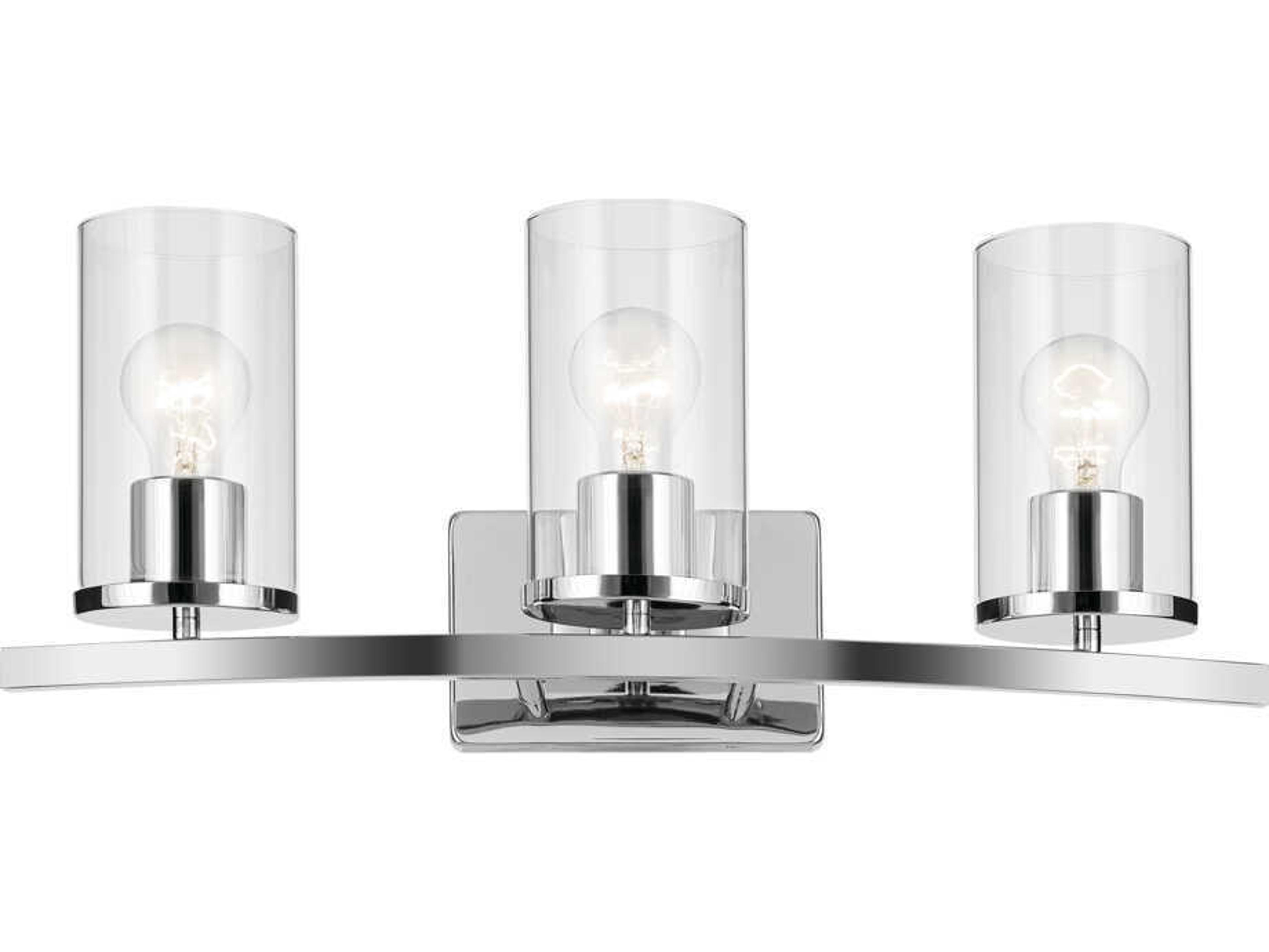 Kichler Crosby 3-Light Chrome Vanity Light