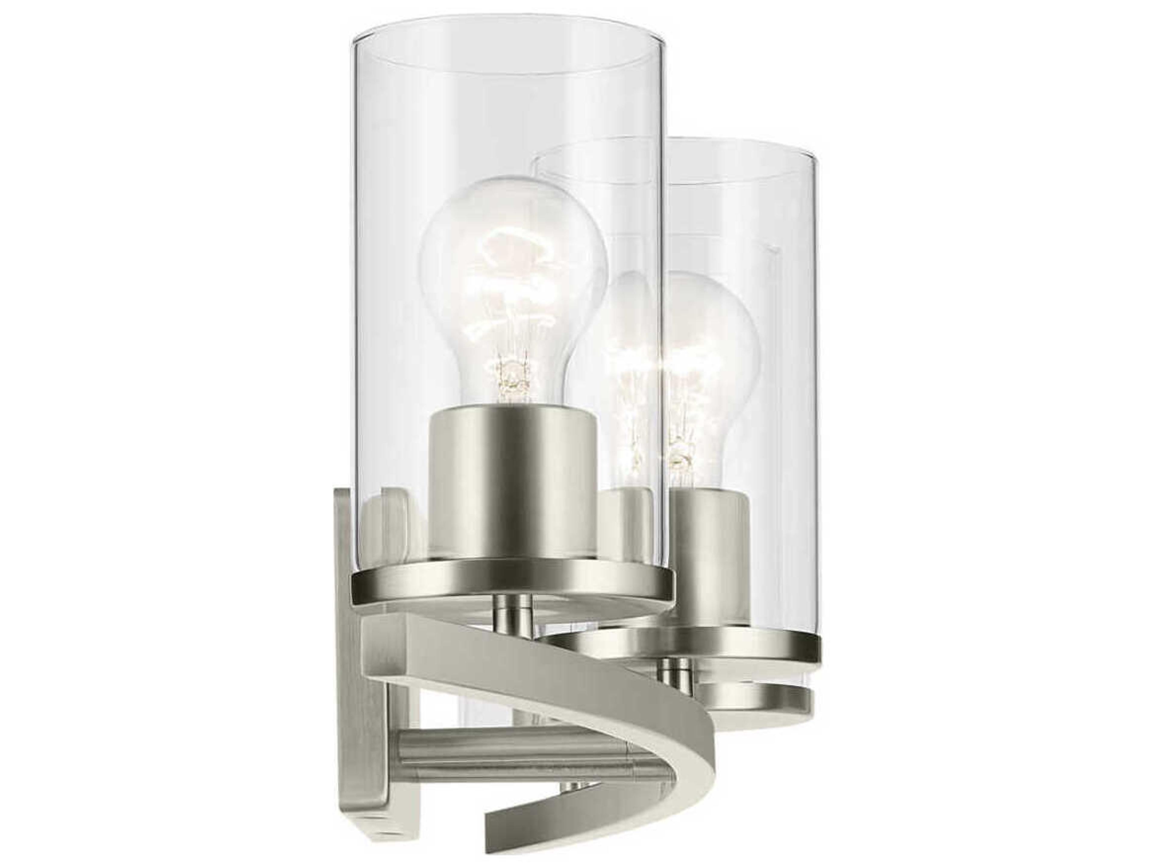 Kichler Crosby 4-Light Brushed Nickel Vanity Light