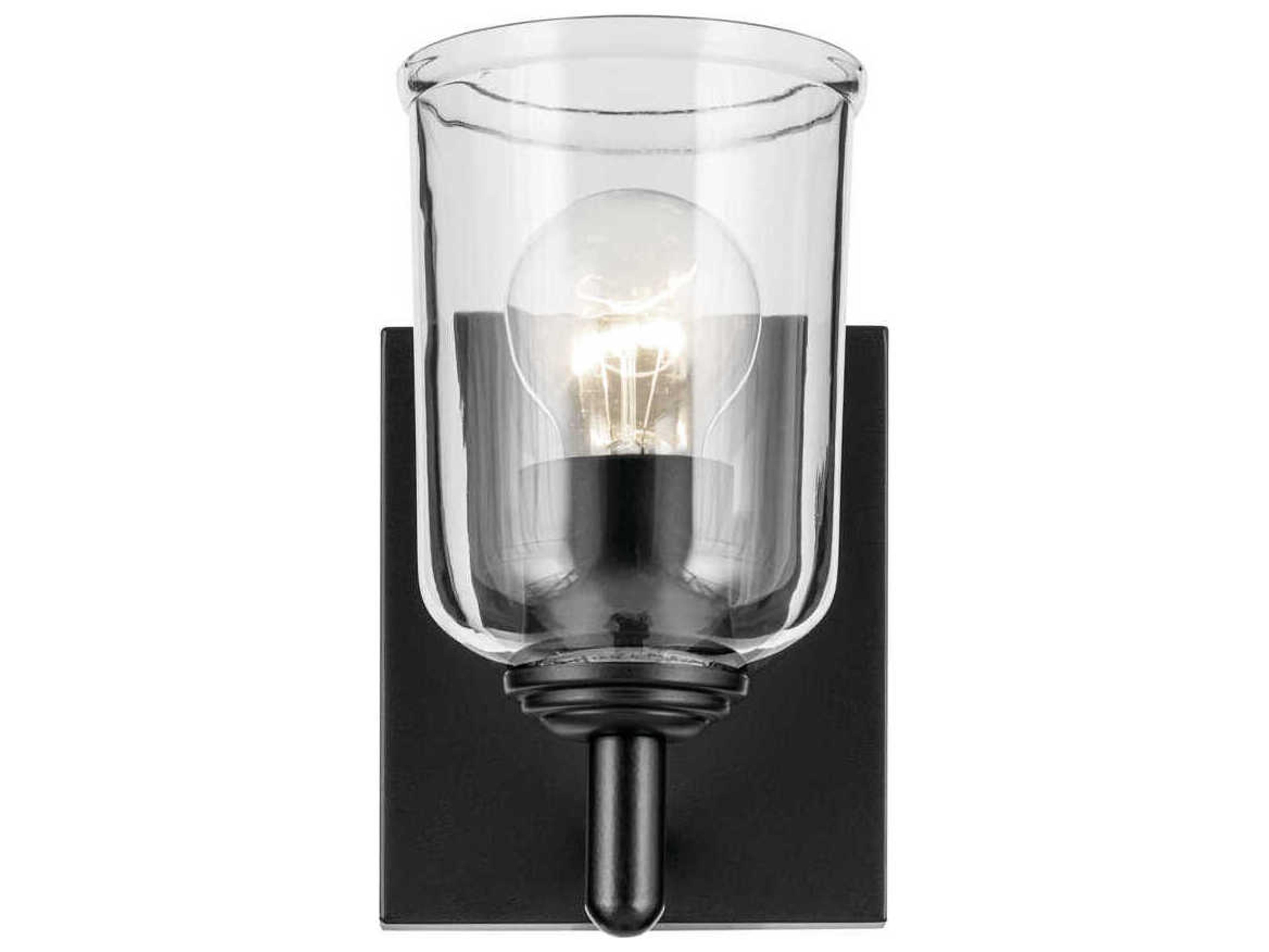 Kichler Shailene 1-Light Black Wall Sconce