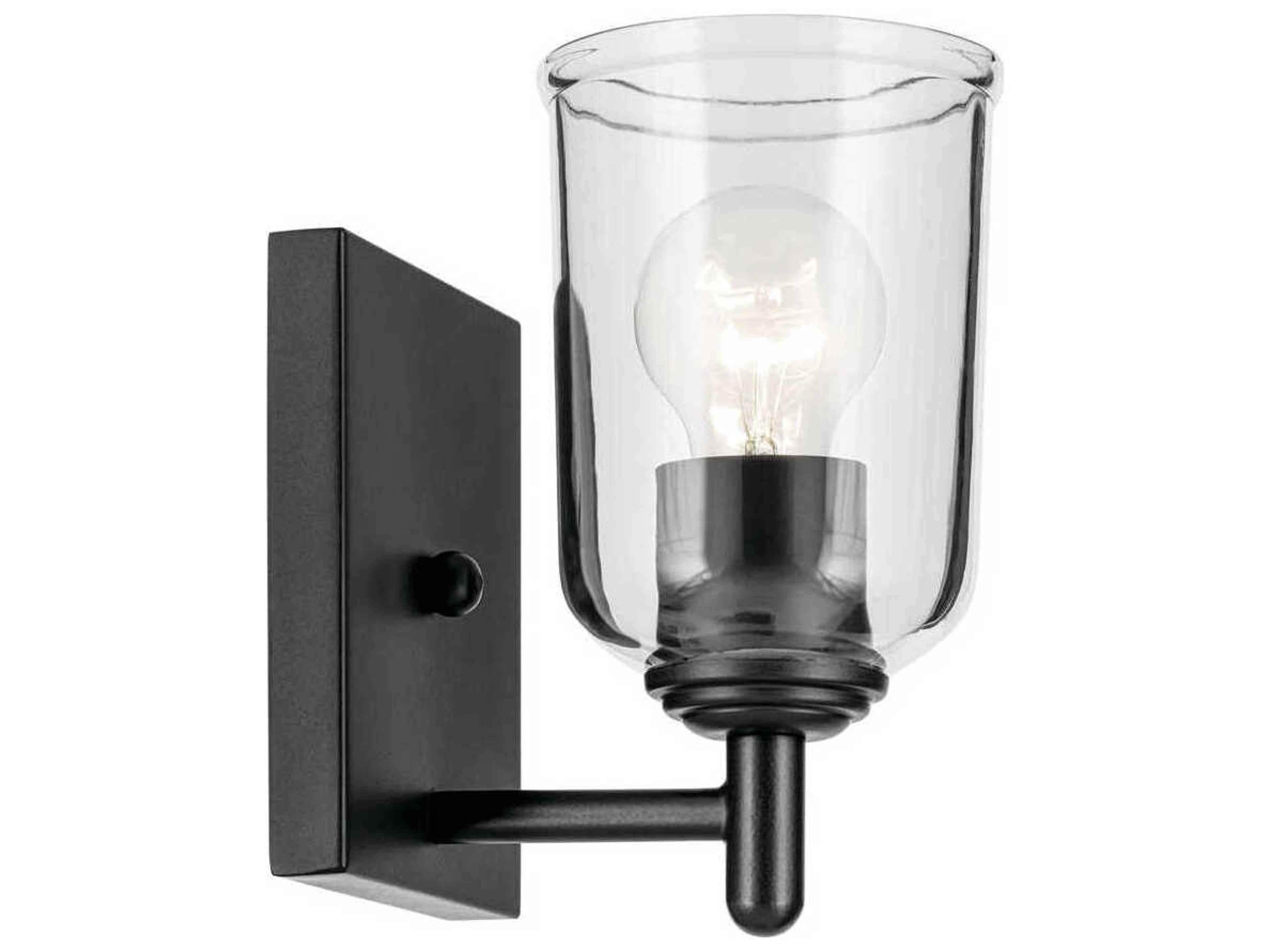 Kichler Shailene 1-Light Black Wall Sconce