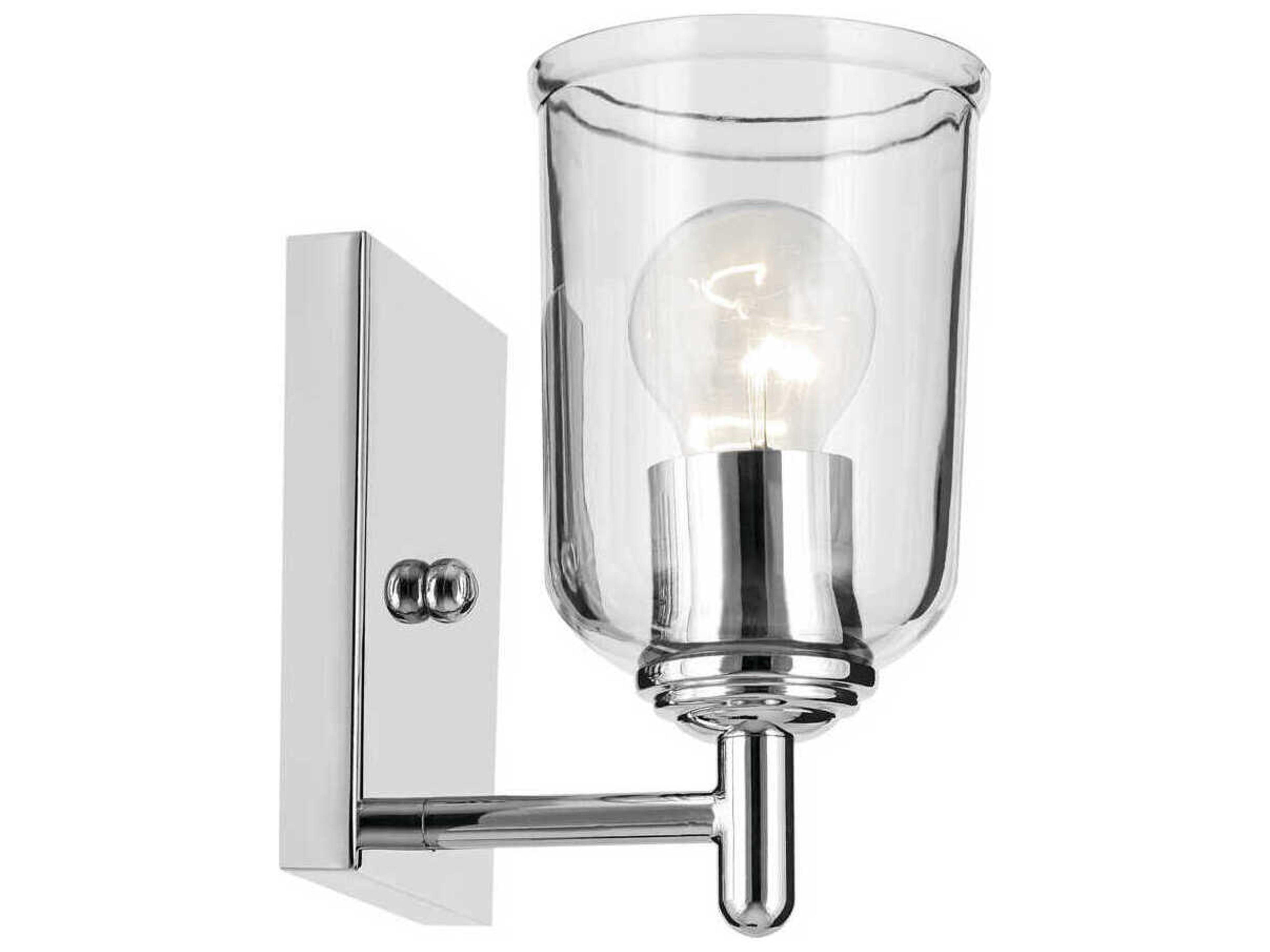 Kichler Shailene 1-Light Chrome Wall Sconce