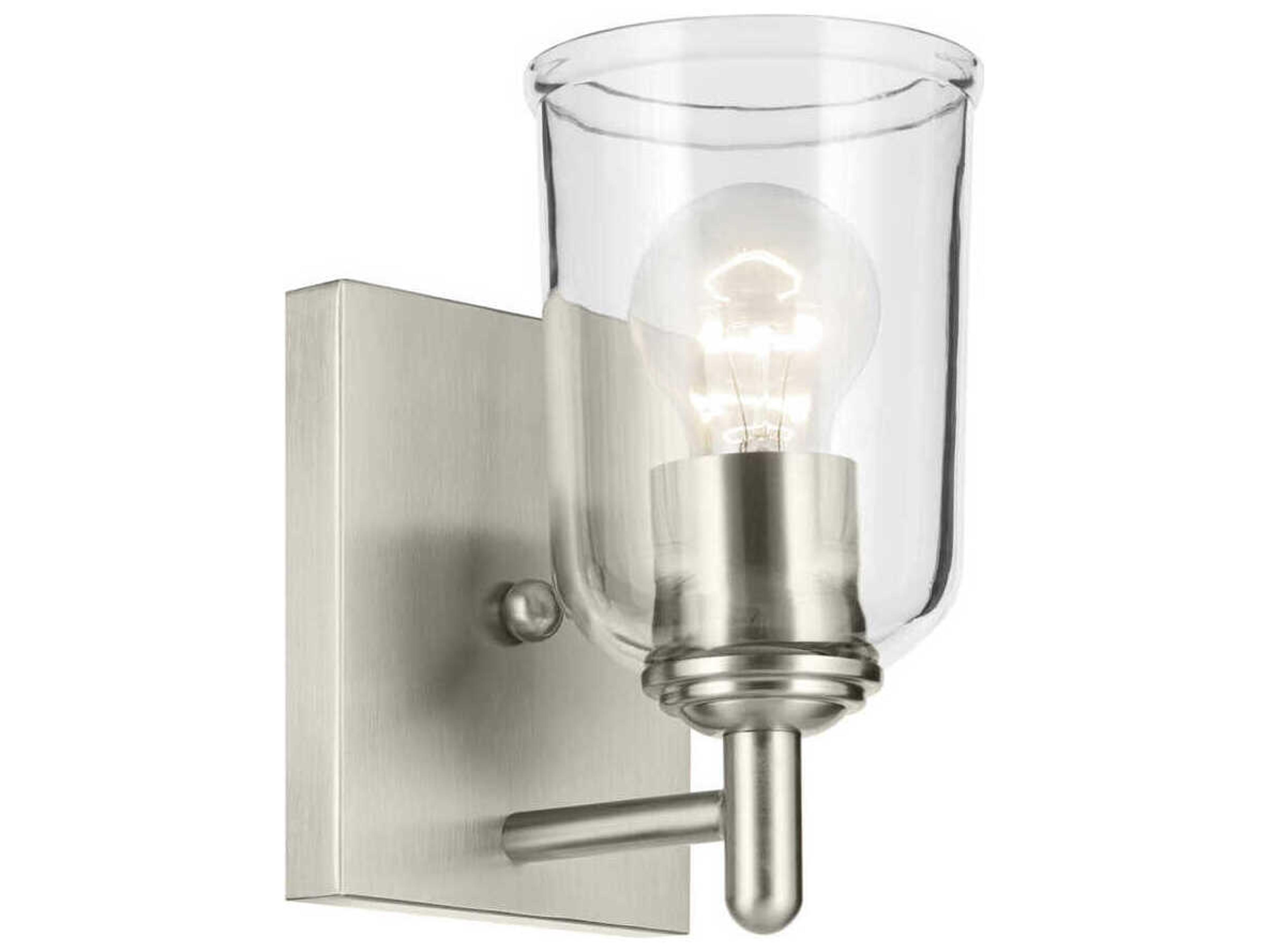 Shailene 1-Light Brushed Nickel Wall Sconce