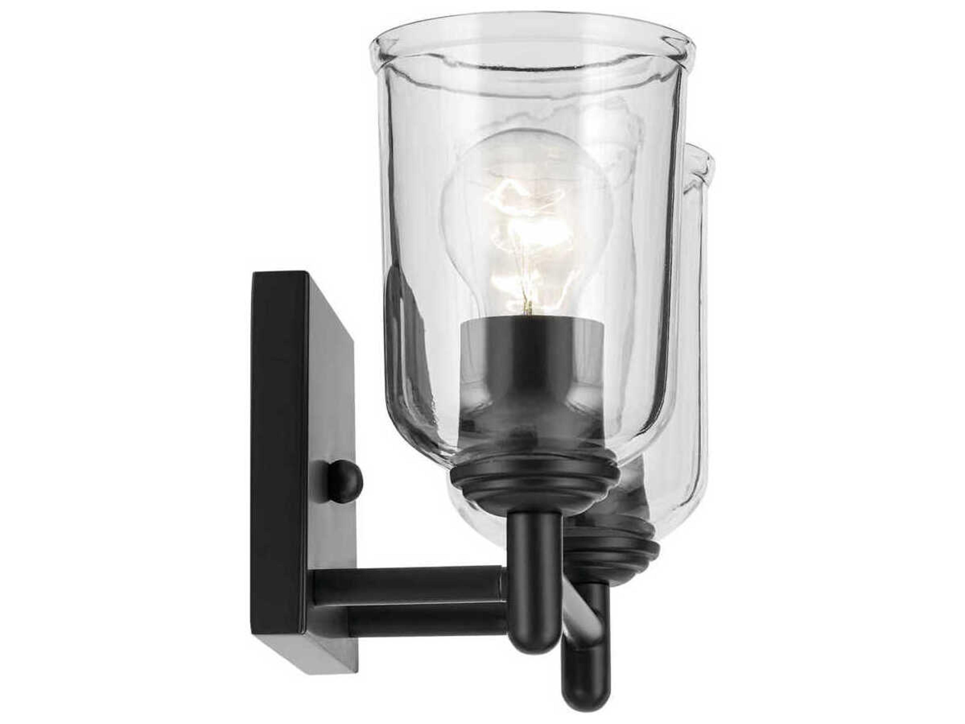 Kichler Shailene 2-Light Black Vanity Light