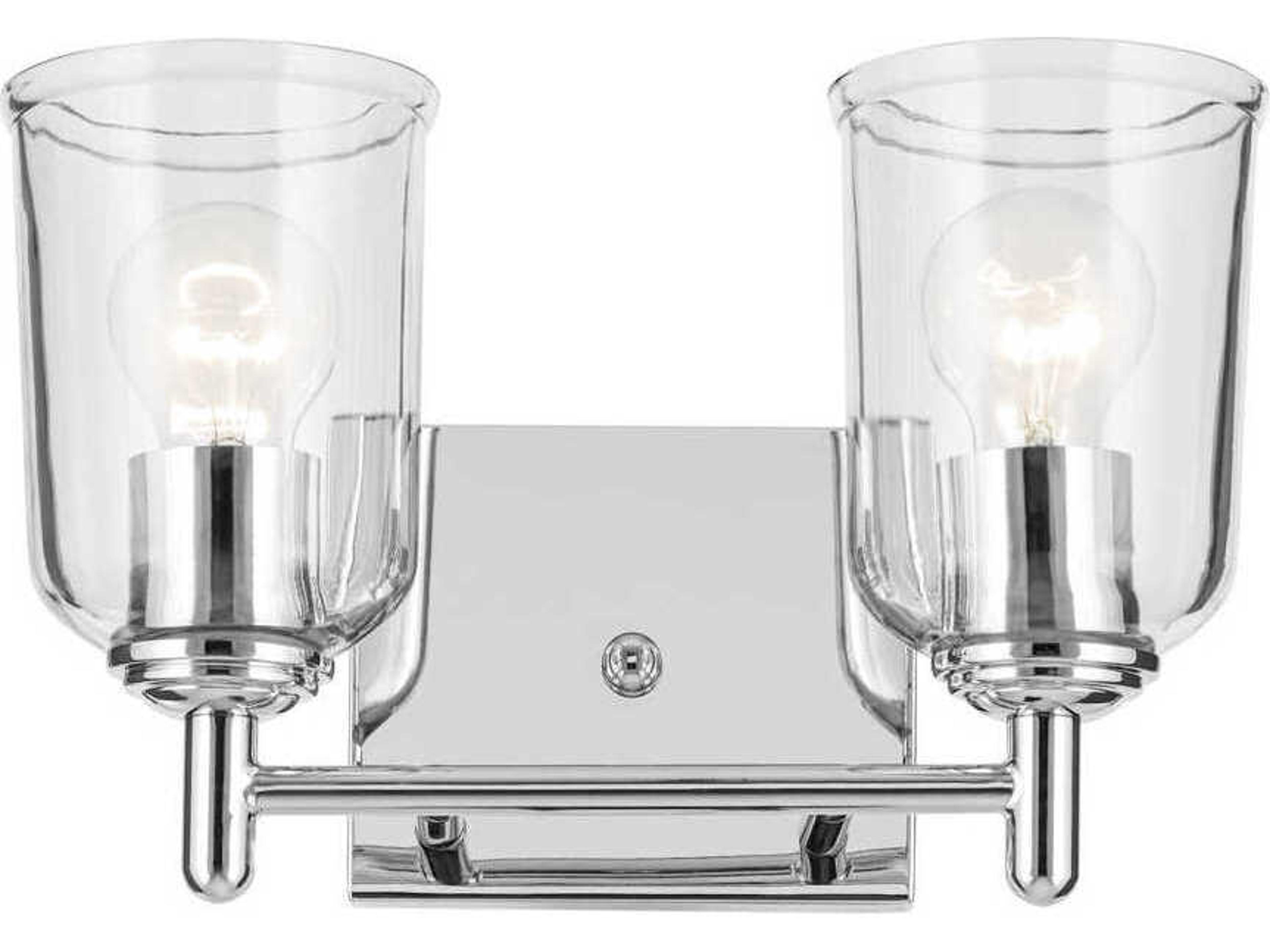 Kichler Shailene 2-Light Chrome Vanity Light