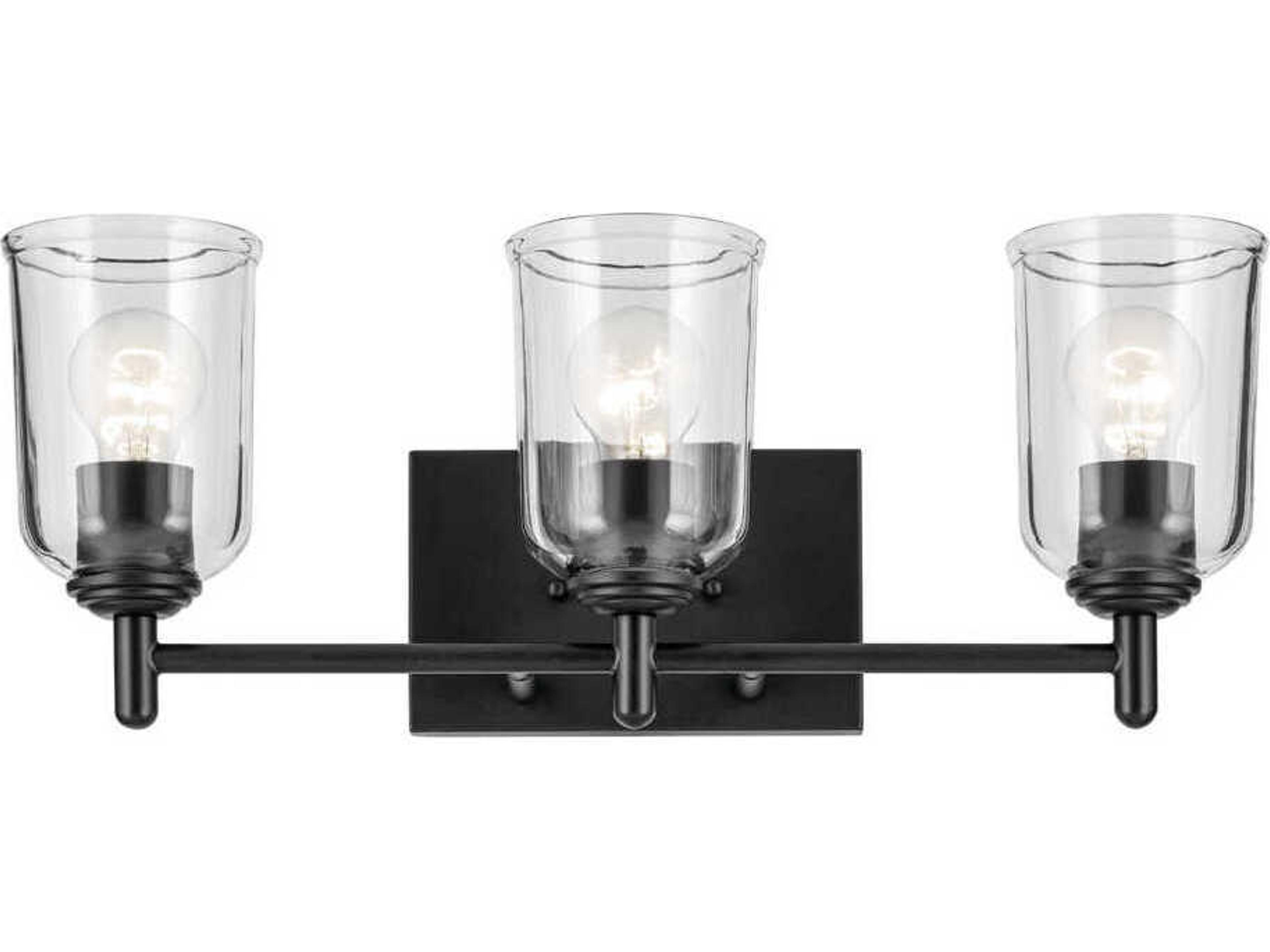 Kichler Shailene 3-Light Black Vanity Light