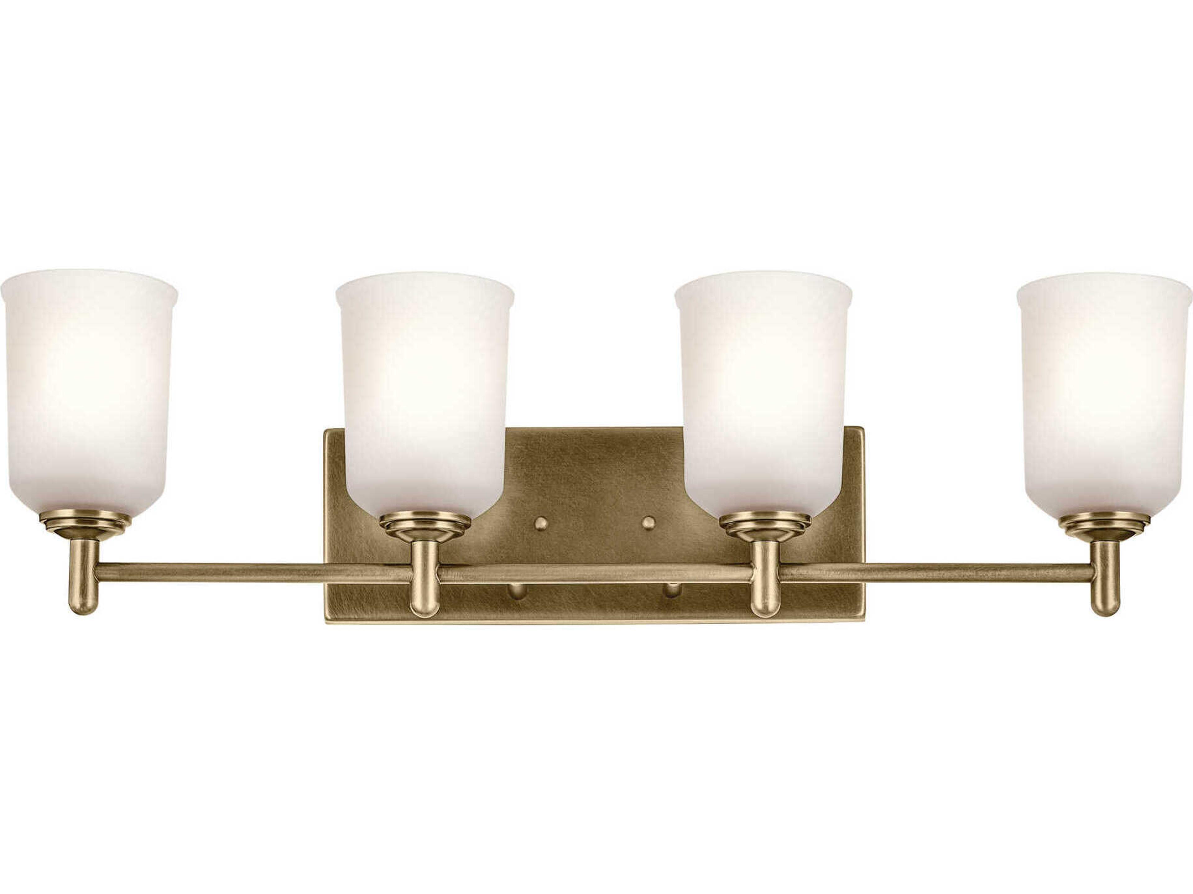 Kichler Shailene 4-Light Natural Brass Vanity Light