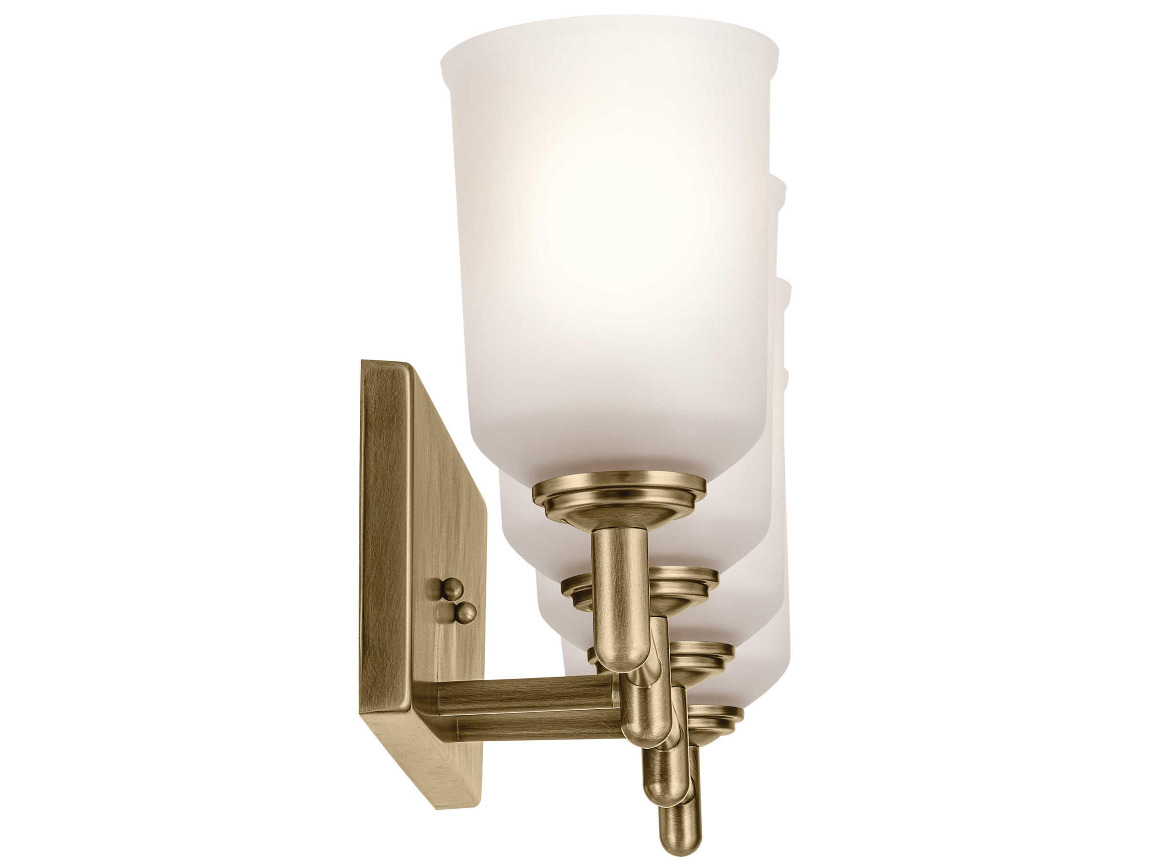 Kichler Shailene 4-Light Natural Brass Vanity Light