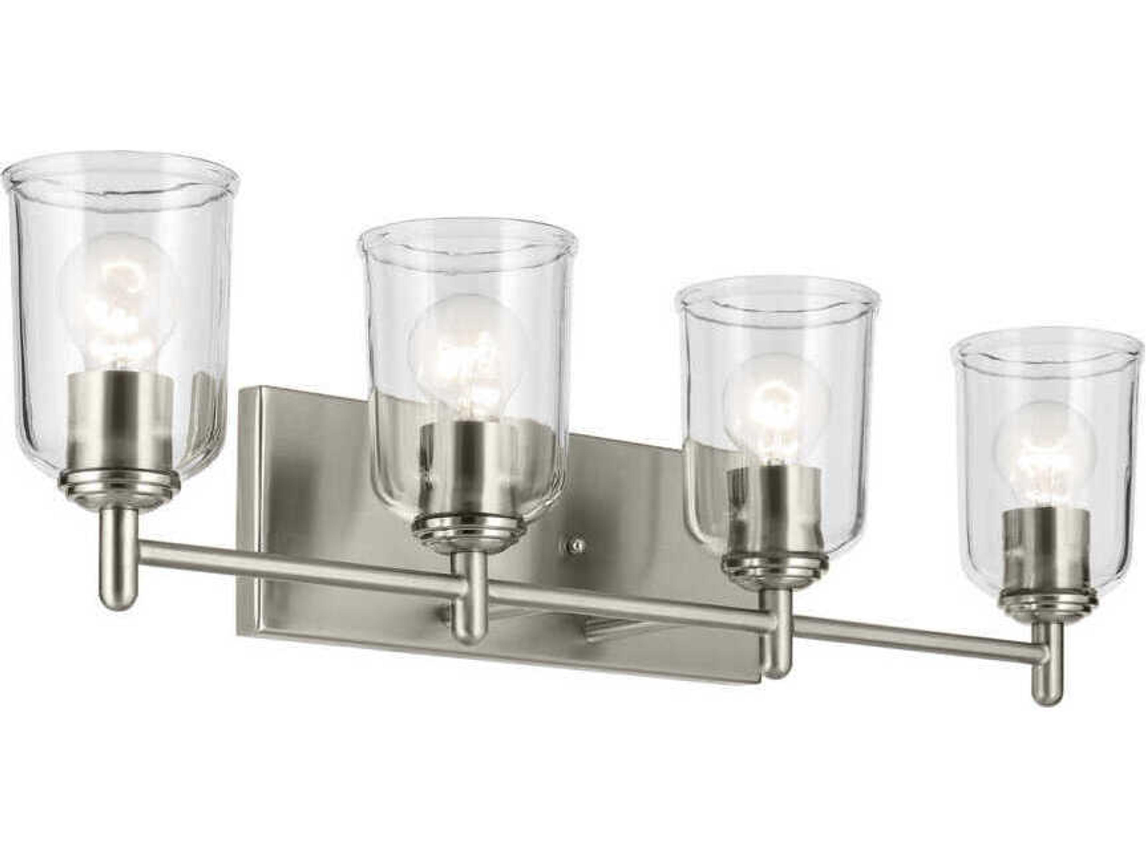 Shailene 4-Light Brushed Nickel Vanity Light