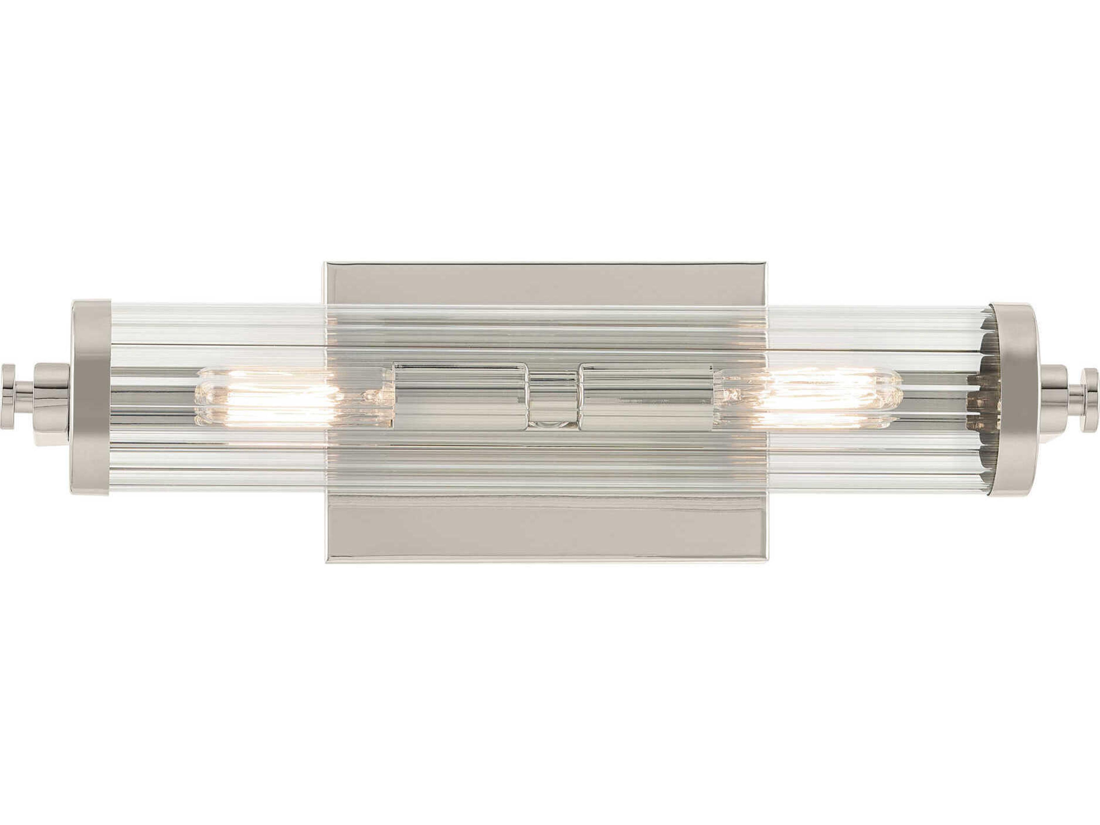 Kichler Azores 2-Light Polished Nickel Wall Sconce