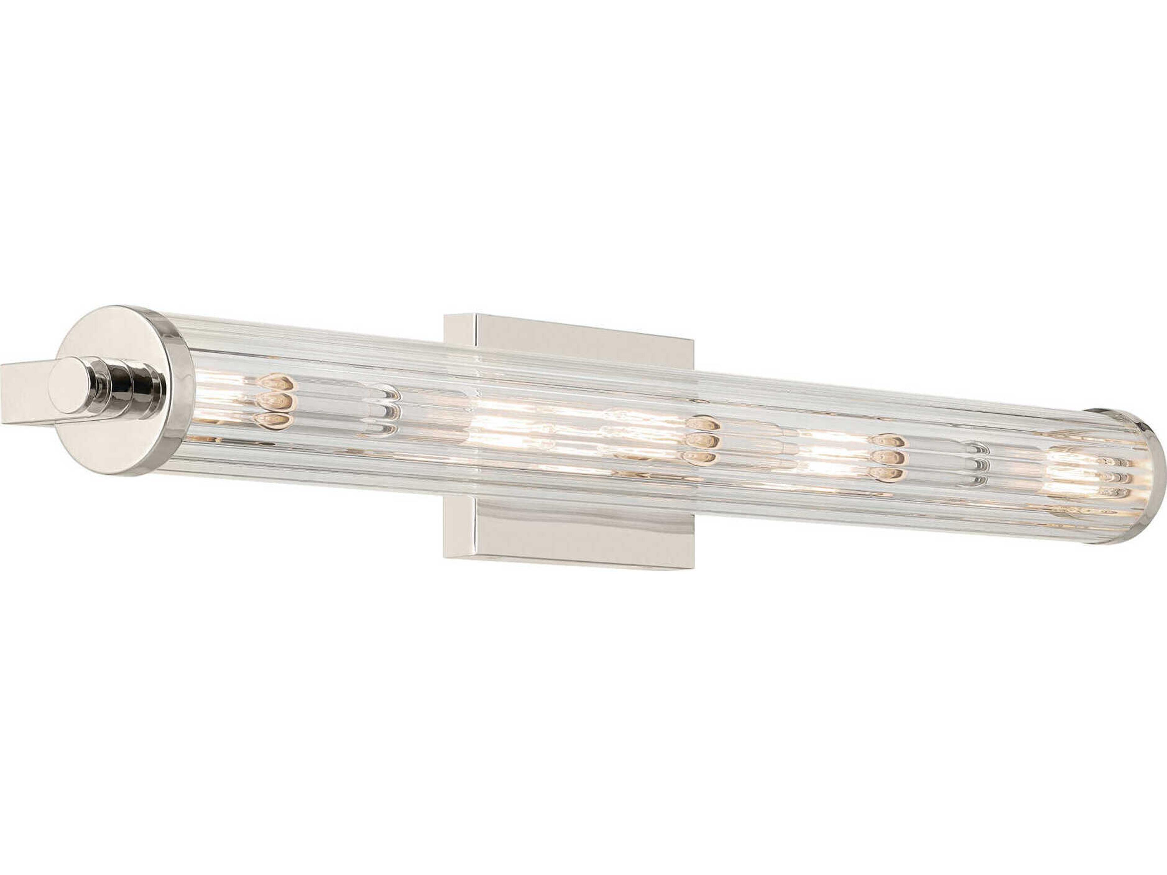 Azores 5-Light Polished Nickel Vanity Light