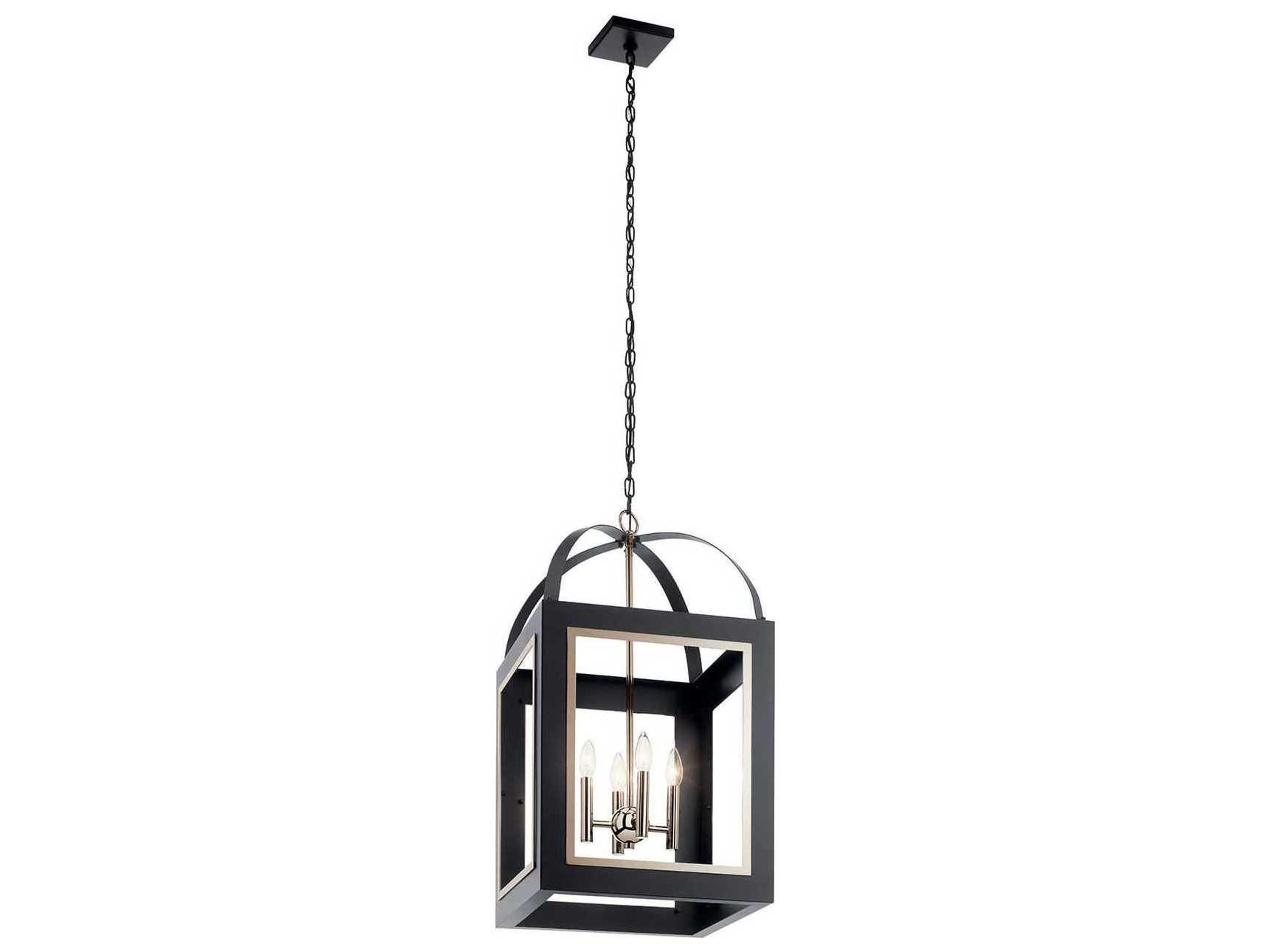 Vath 4-Light Black Candelabra Chandelier