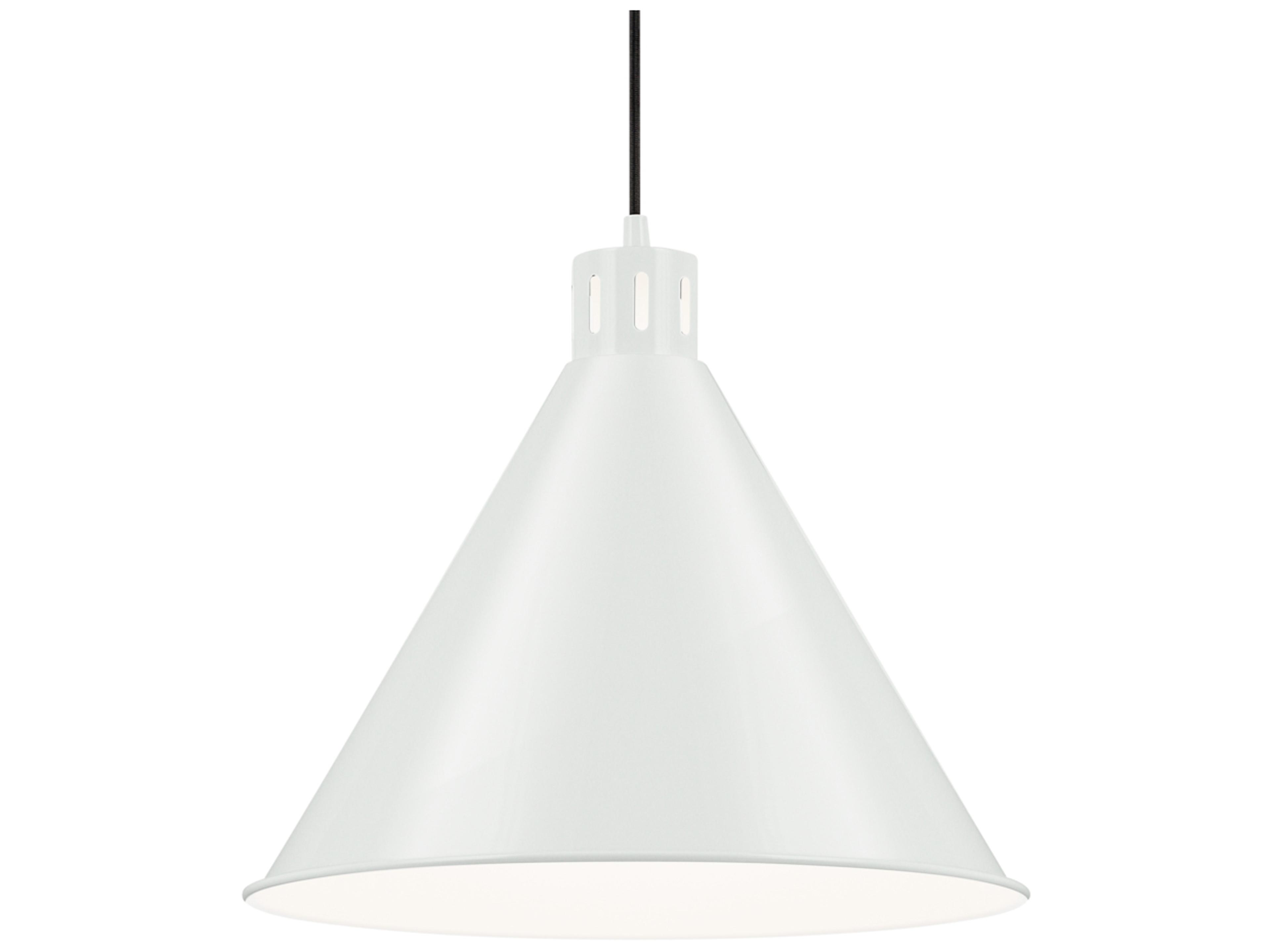Kichler Zailey 1-Light White Pendant